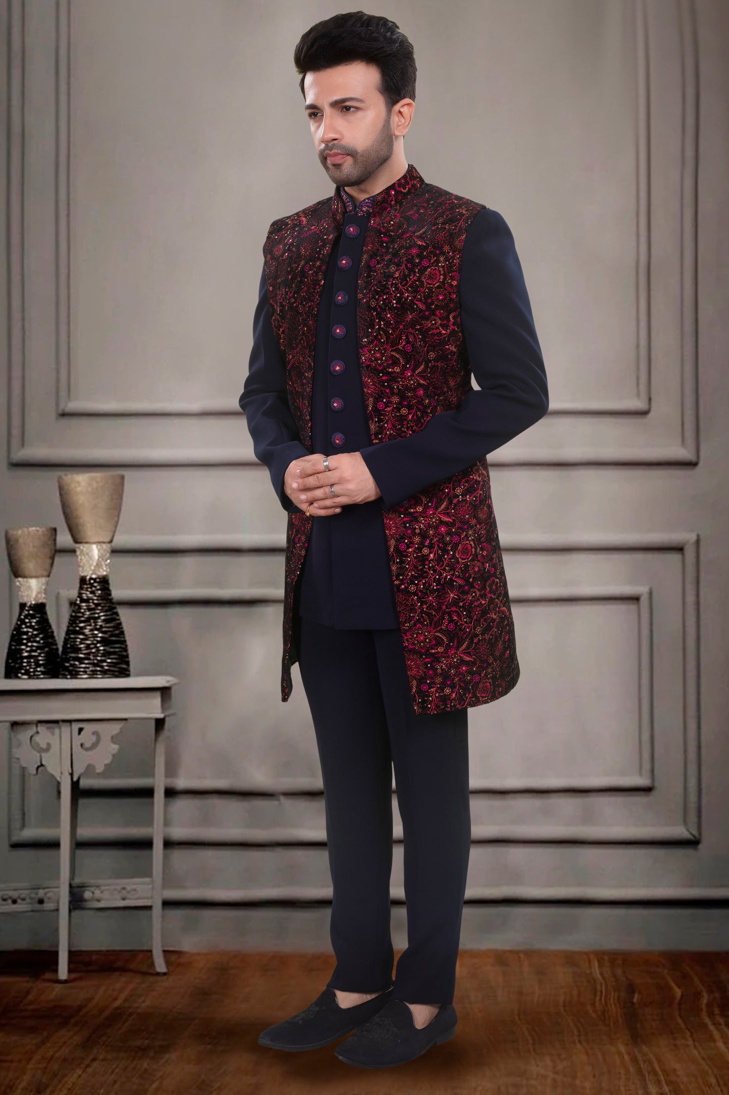 Mens Sherwani-  V260011