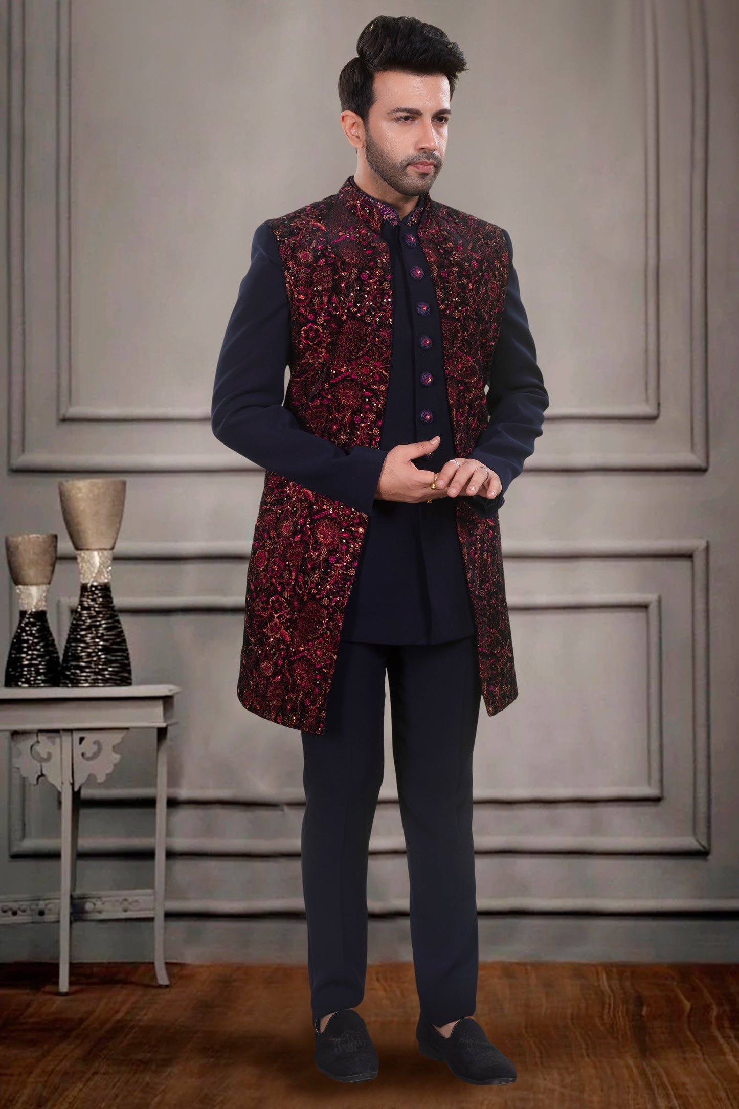 Mens Sherwani-  V260011