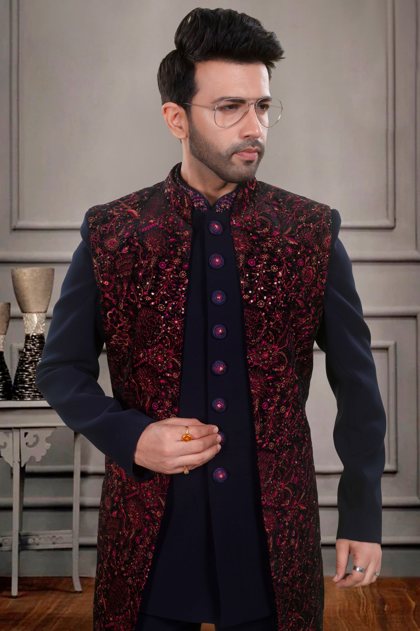 Mens Sherwani-  V260011