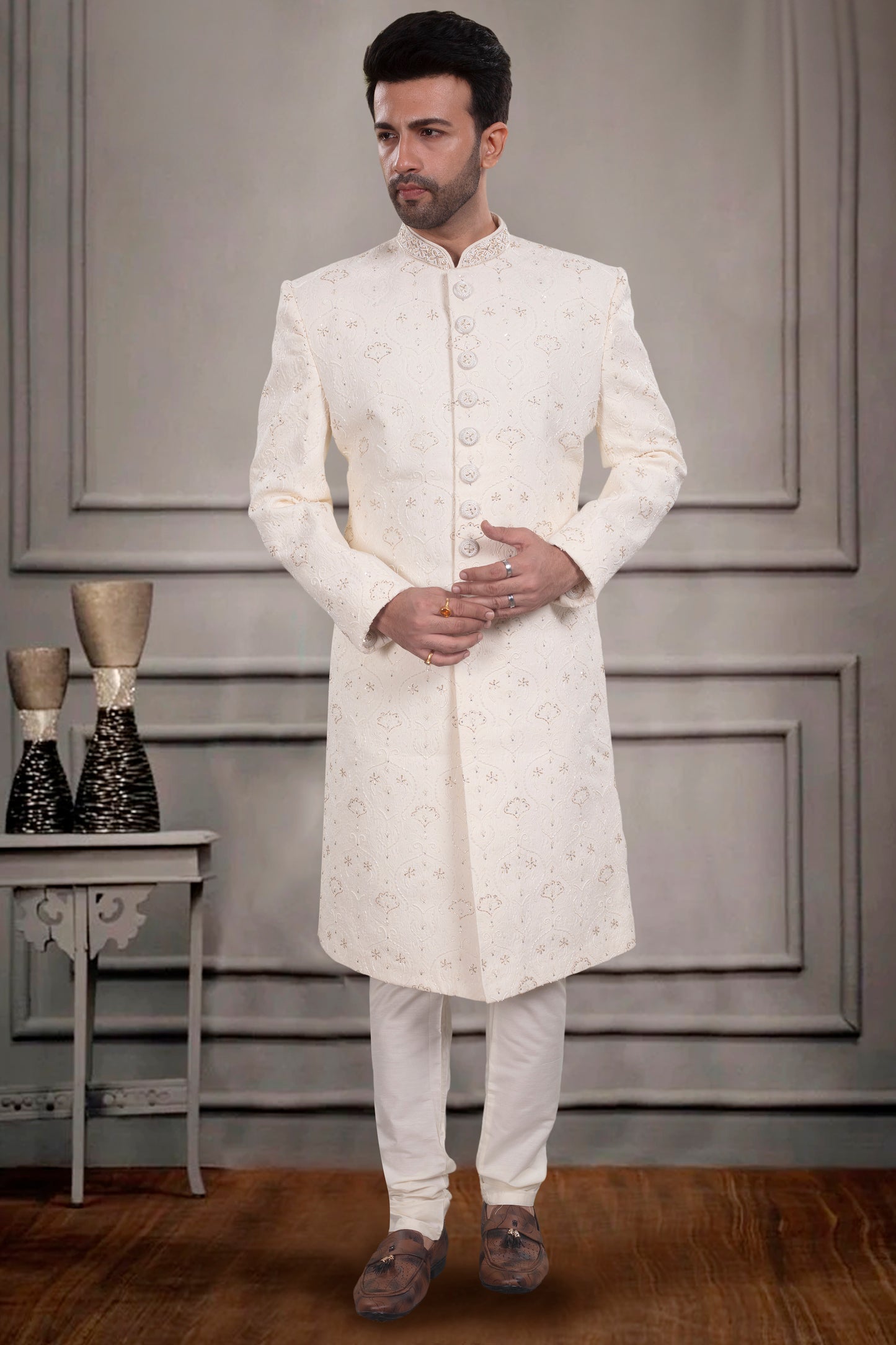 Mens Sherwani-  V200054