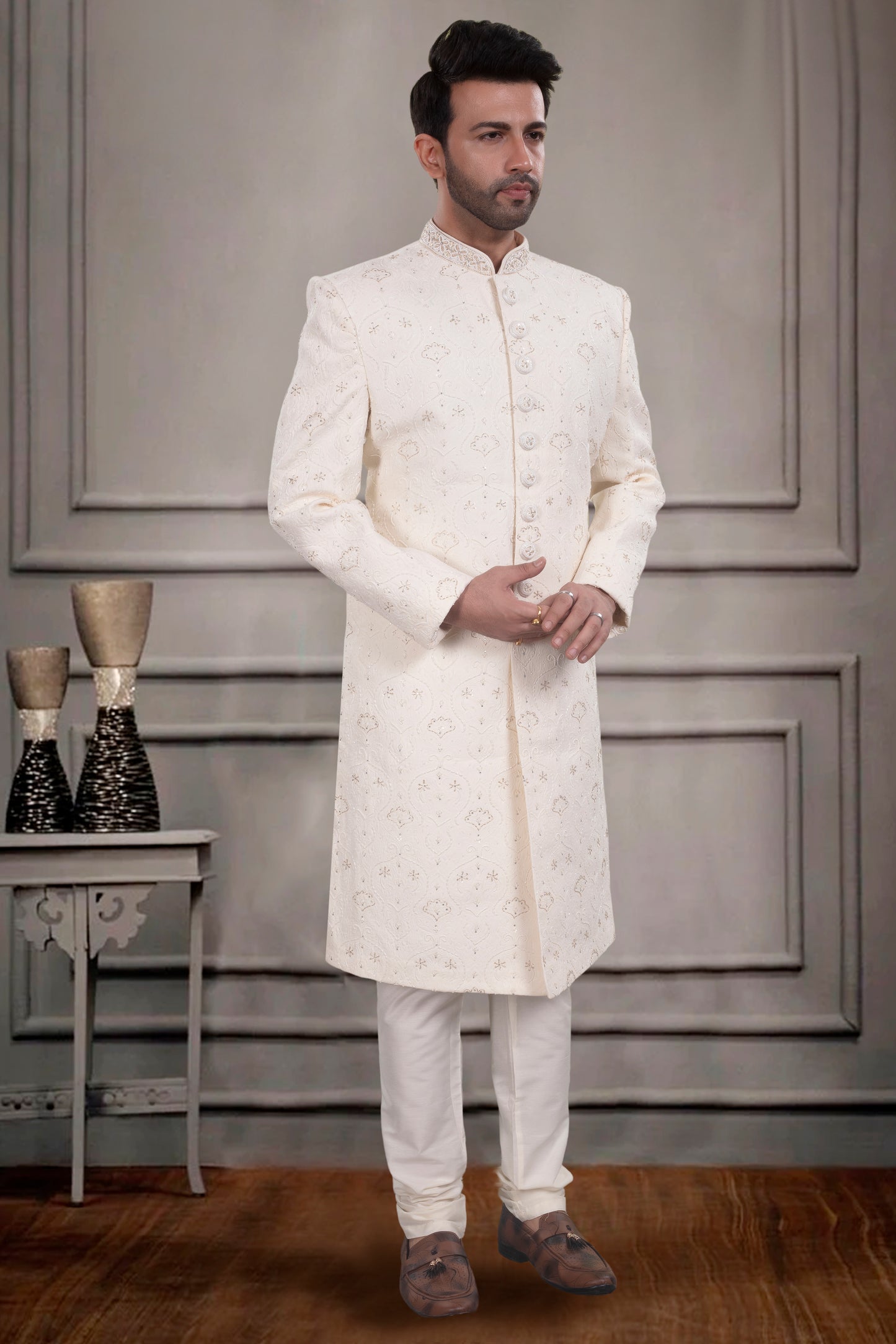 Mens Sherwani-  V200054