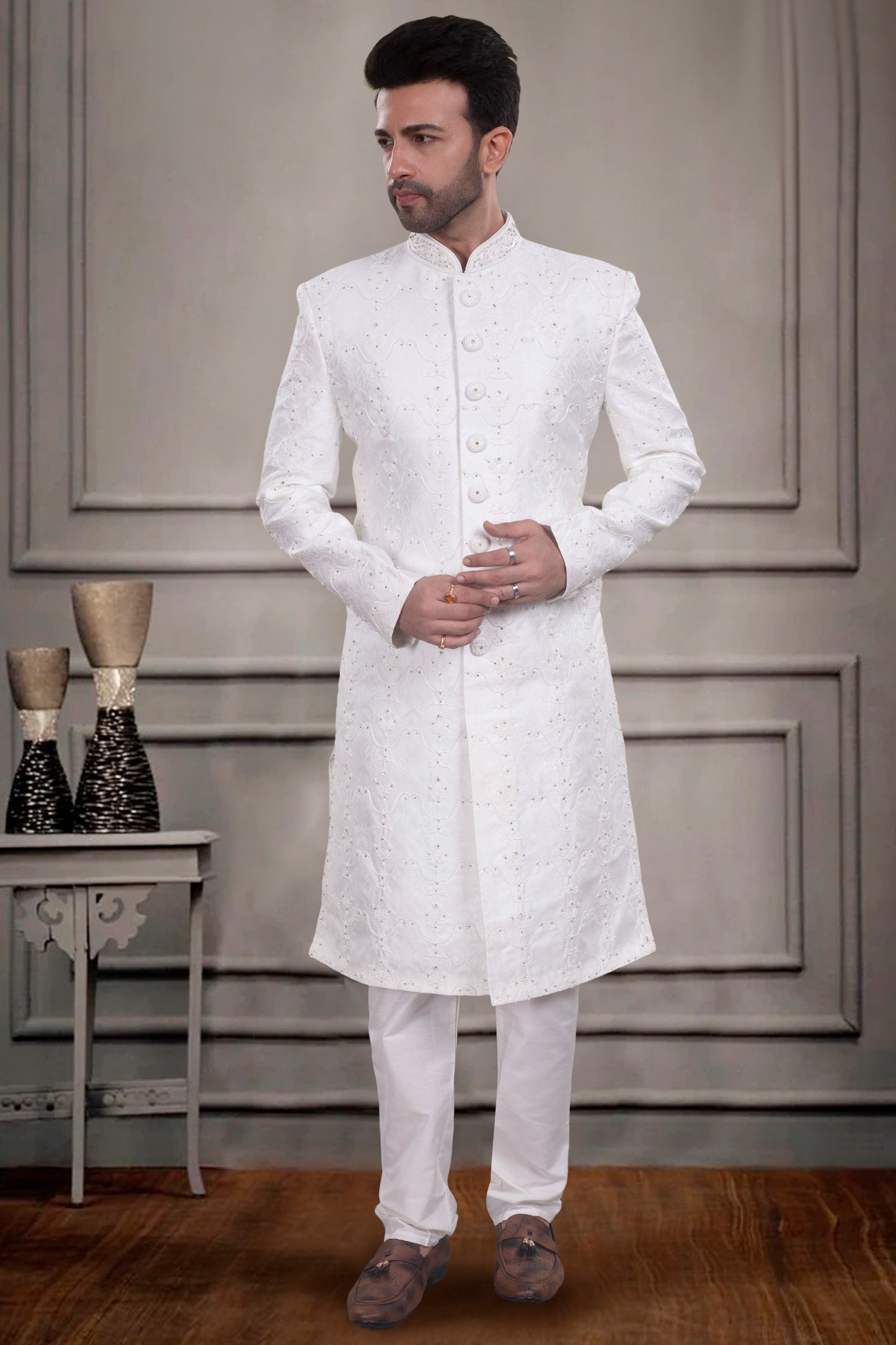 Mens Sherwani-  V200055