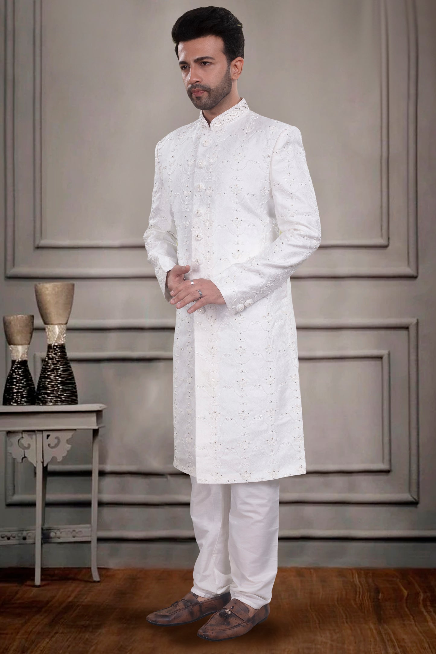 Mens Sherwani-  V200055