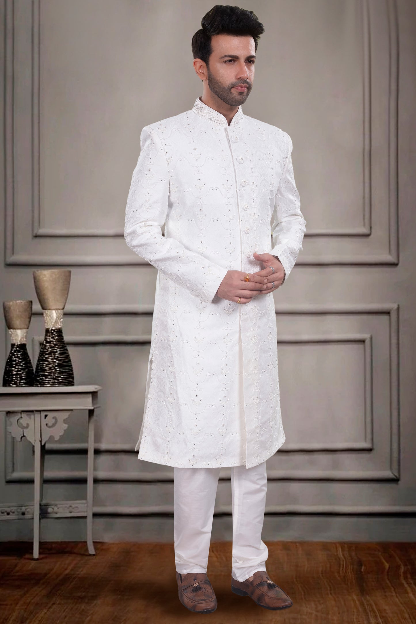 Mens Sherwani-  V200055