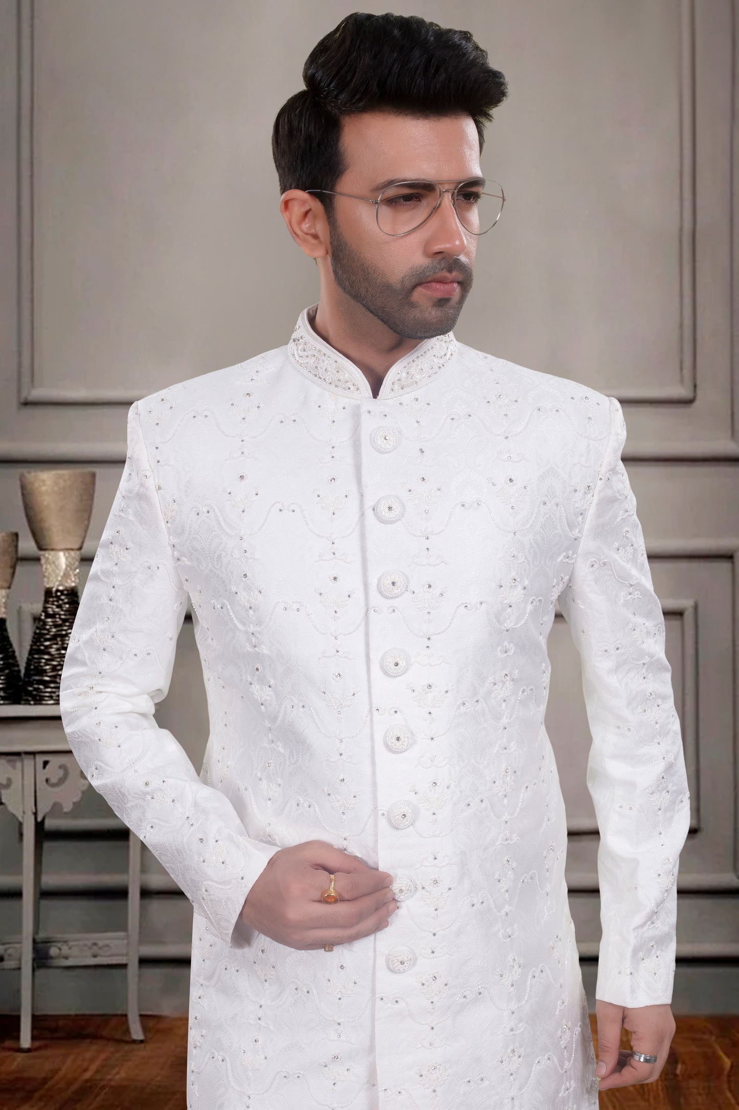 Mens Sherwani-  V200055
