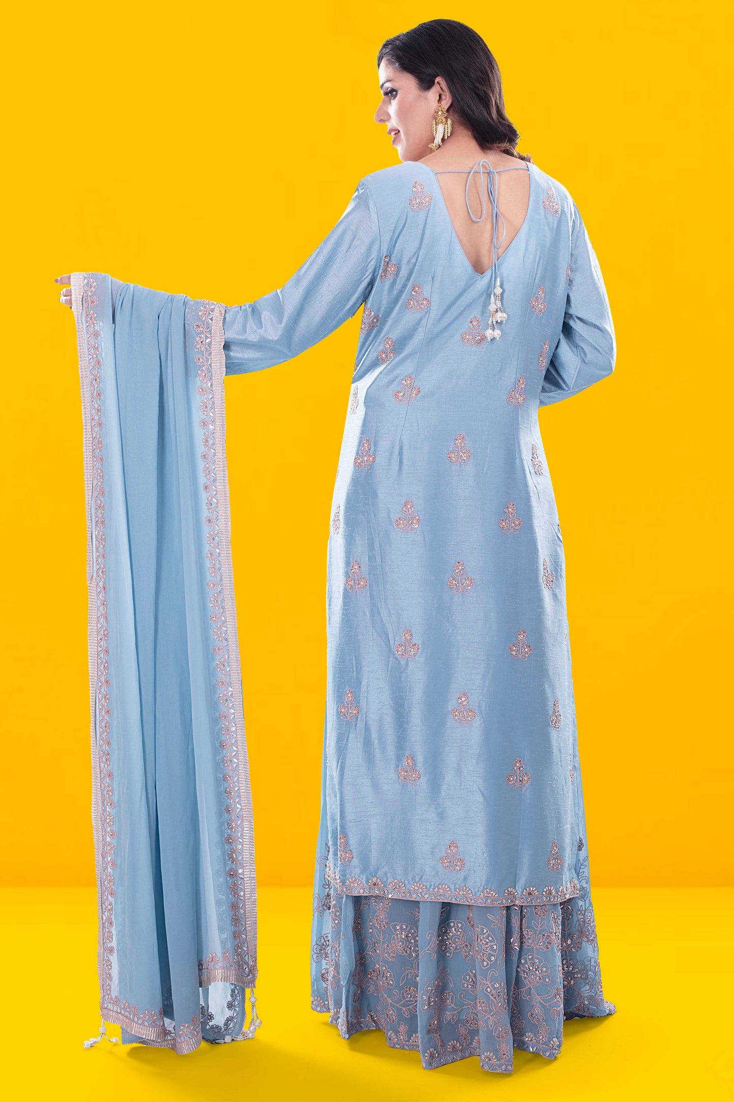 Partywear Suit D-124