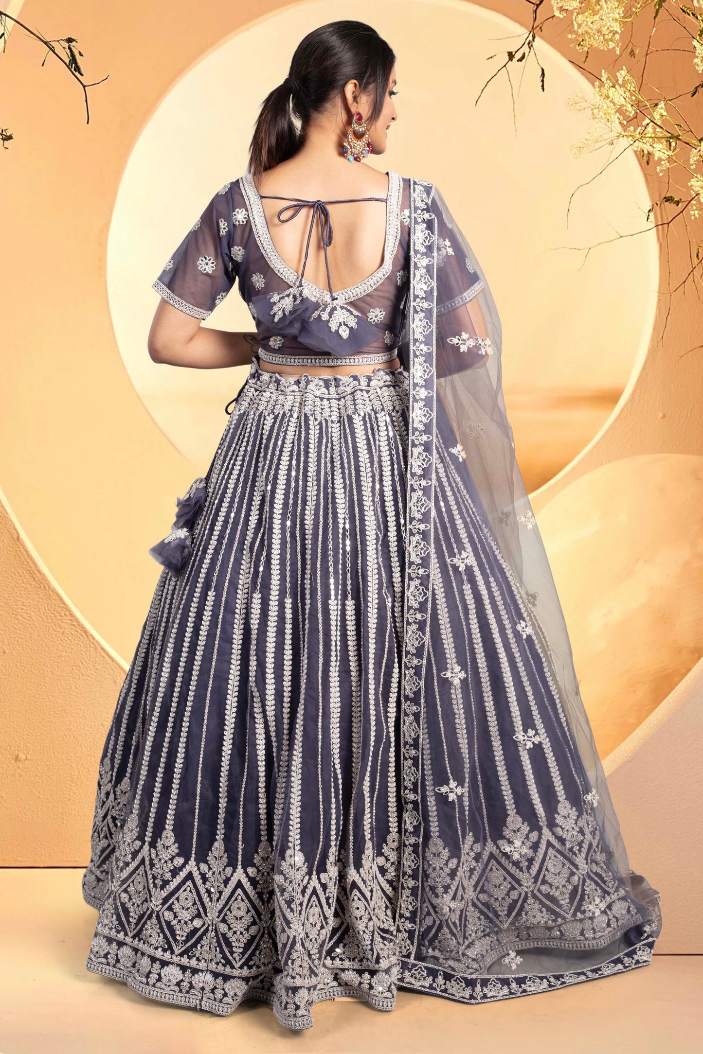 Party Wear Lehenga D-289