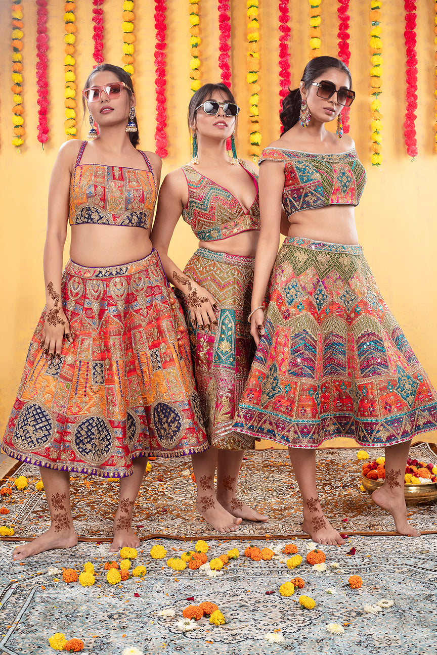 Bridal Mehendi Lehenga BML- 05