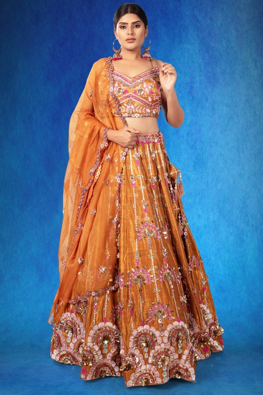 Party Wear Lehenga - I030066N