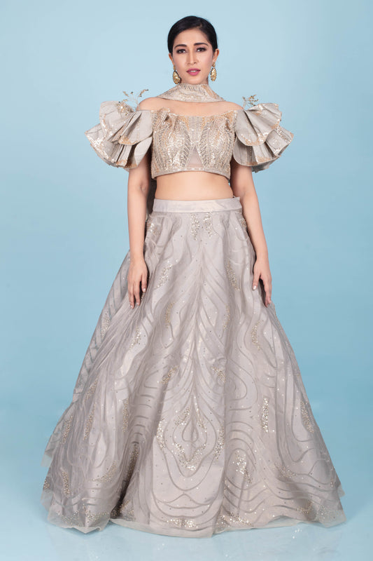 Party Wear Lehenga D-254