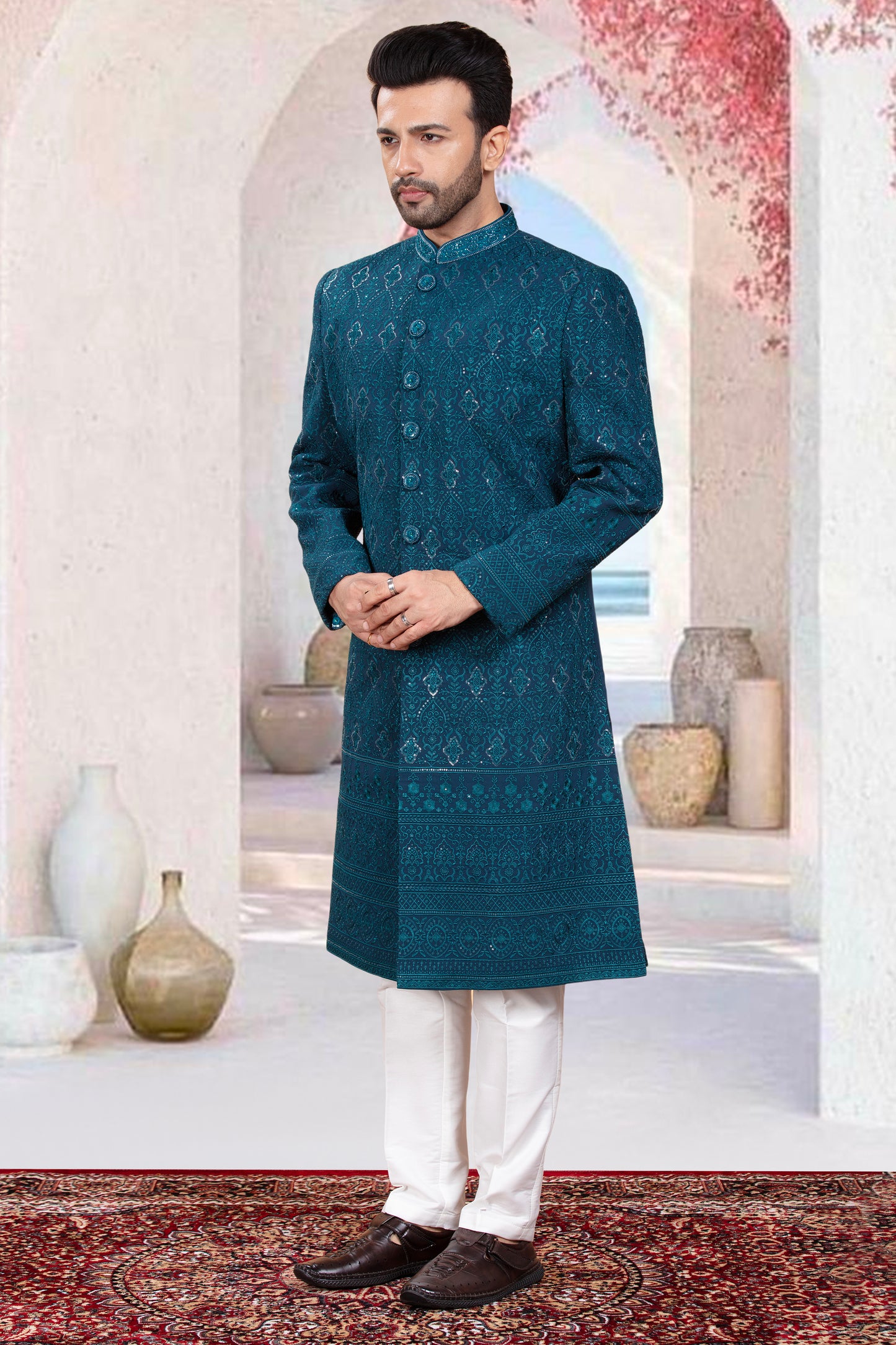 Mens Sherwani-  M420145