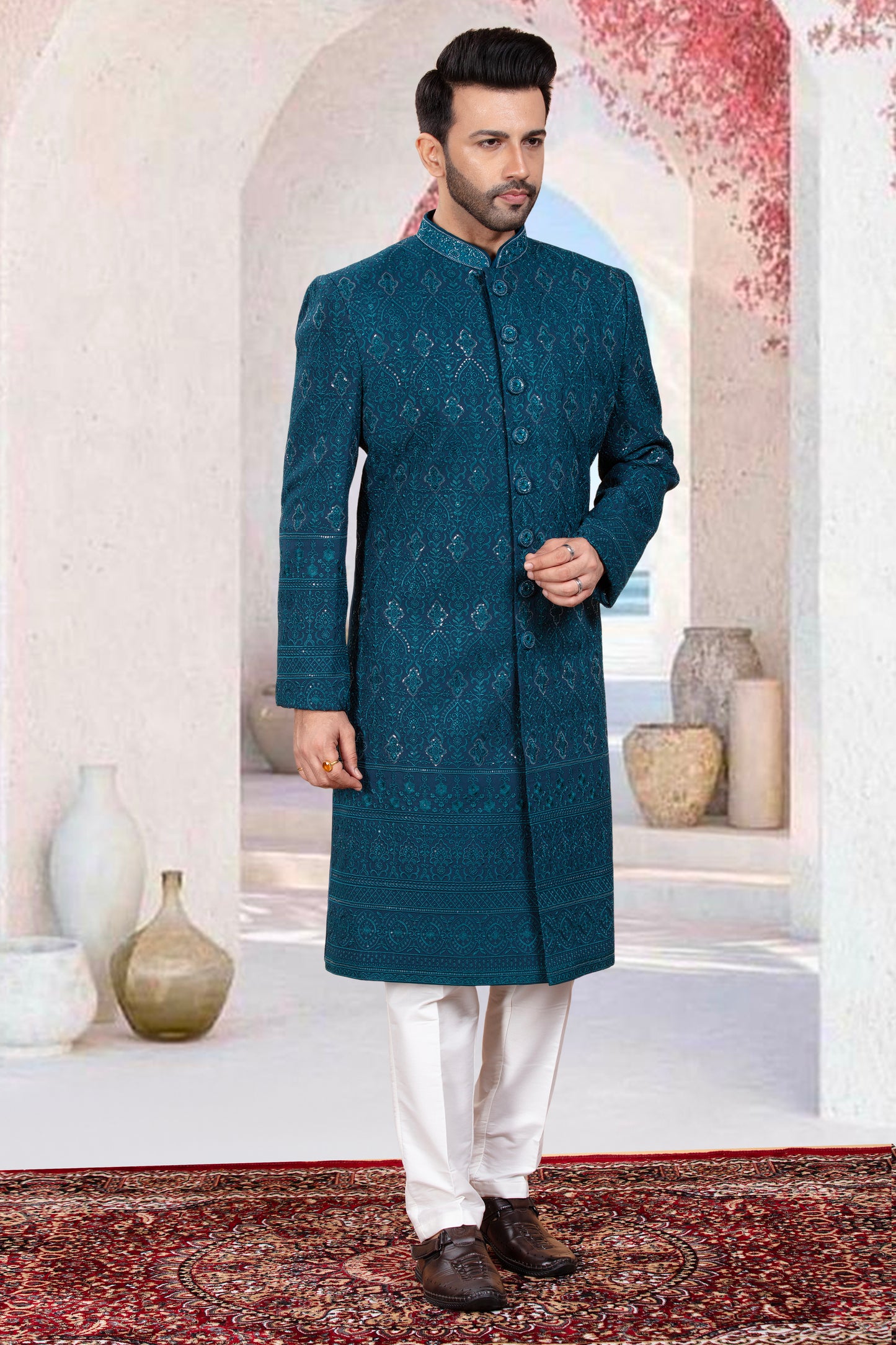Mens Sherwani-  M420145