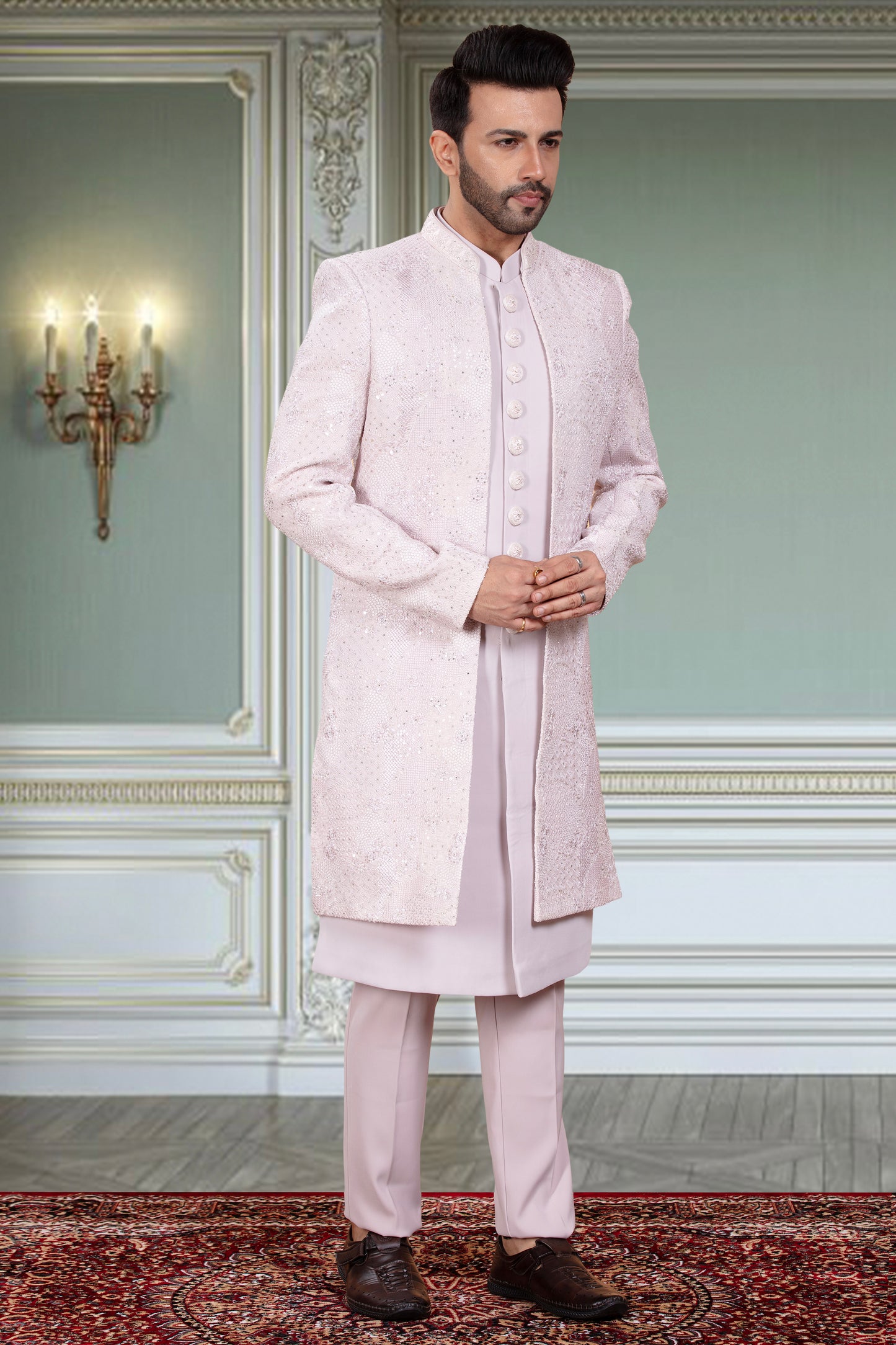 Mens Sherwani-  M420144