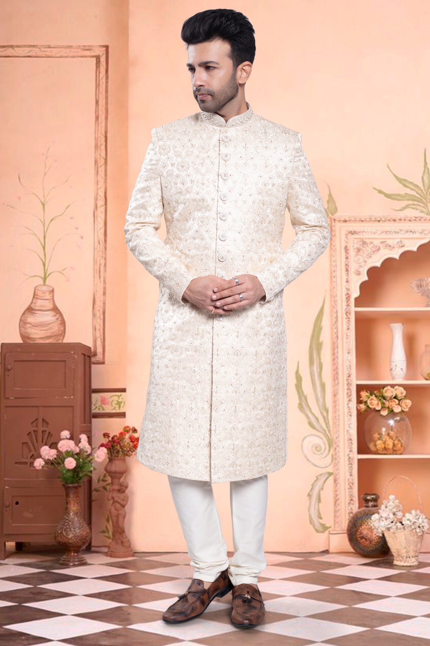 Mens Sherwani-  V200065