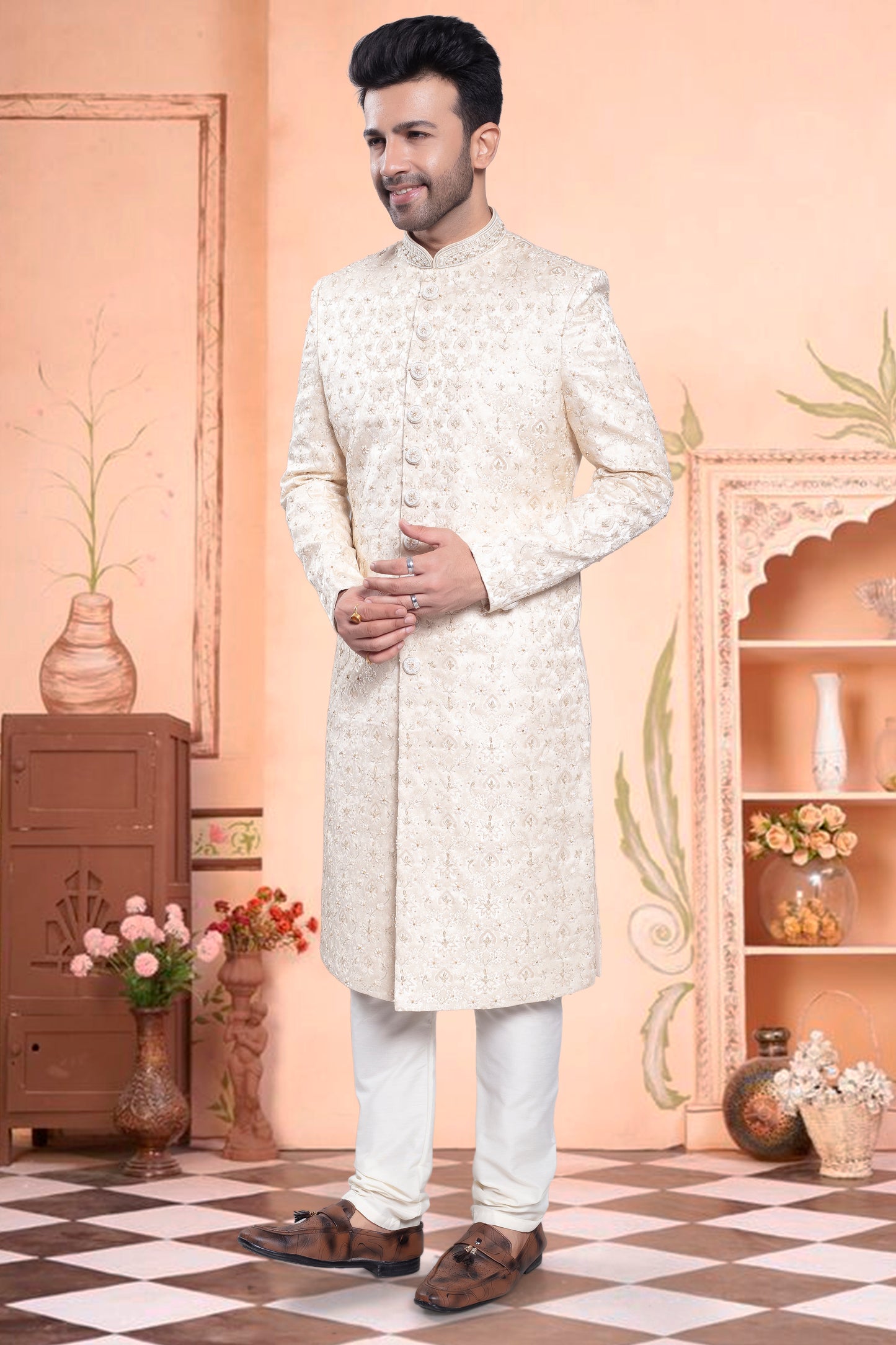 Mens Sherwani-  V200065