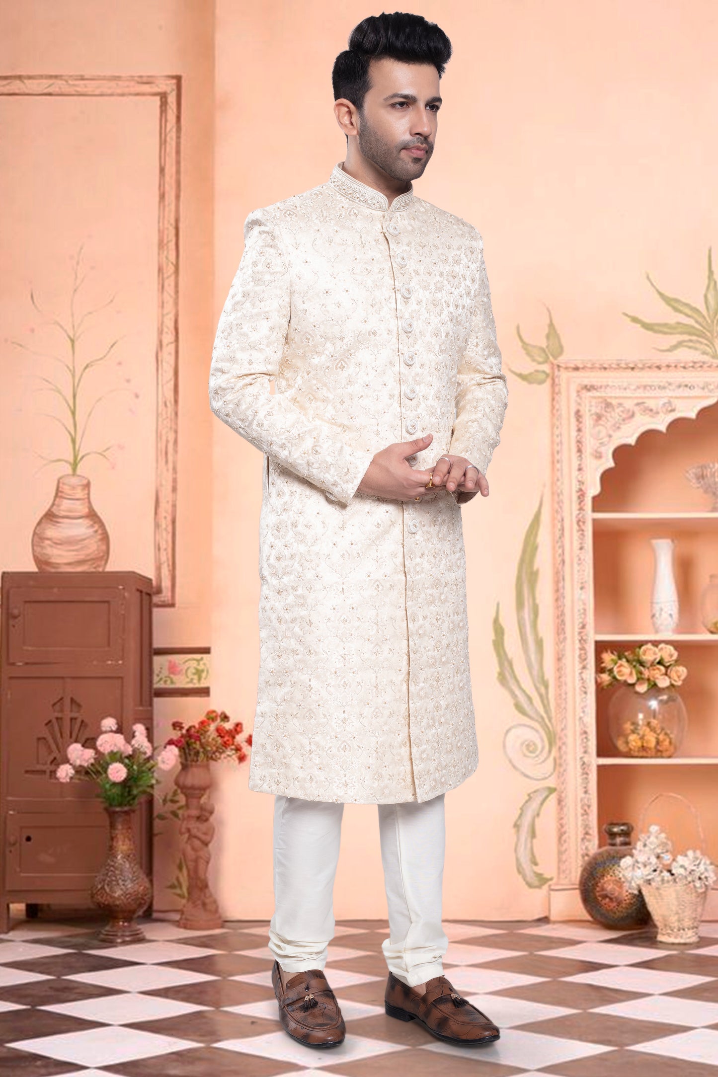 Mens Sherwani-  V200065