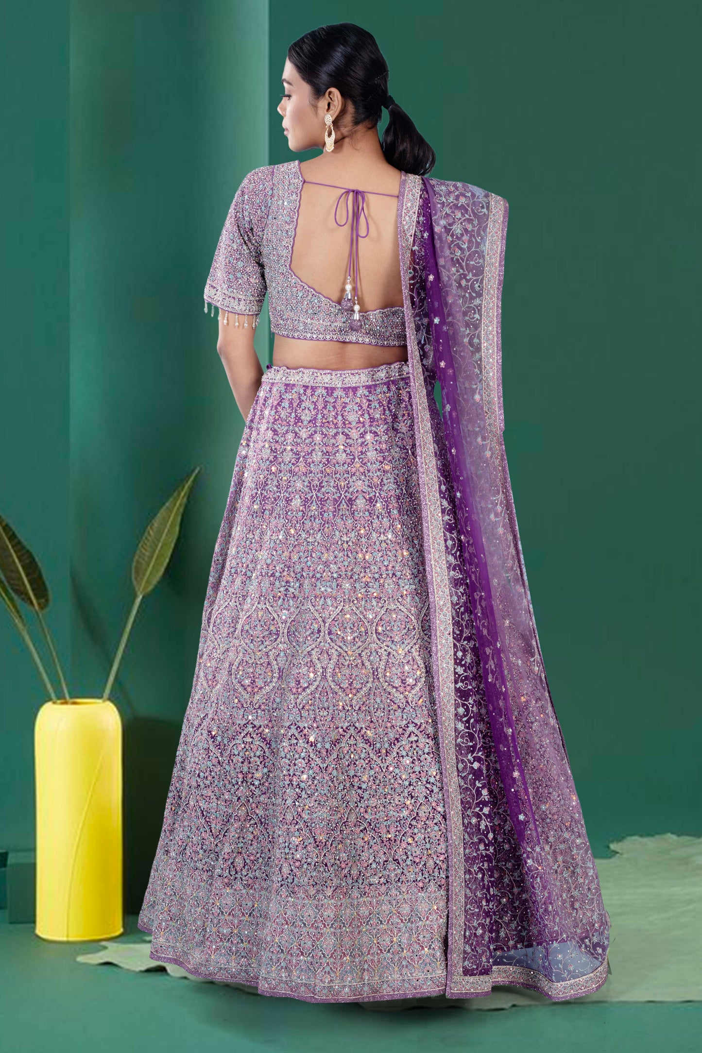 Party Wear Lehenga D-309