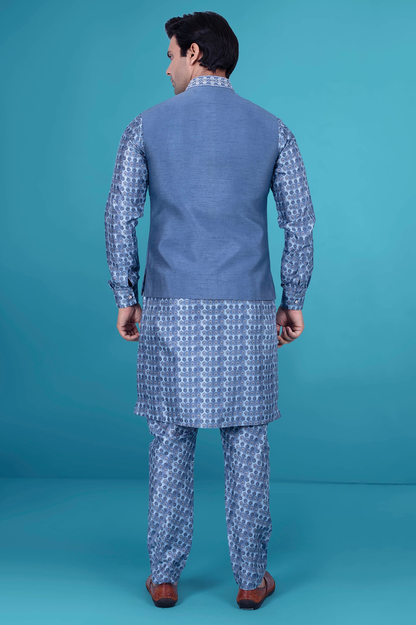 Mens kurta vest J171-N218