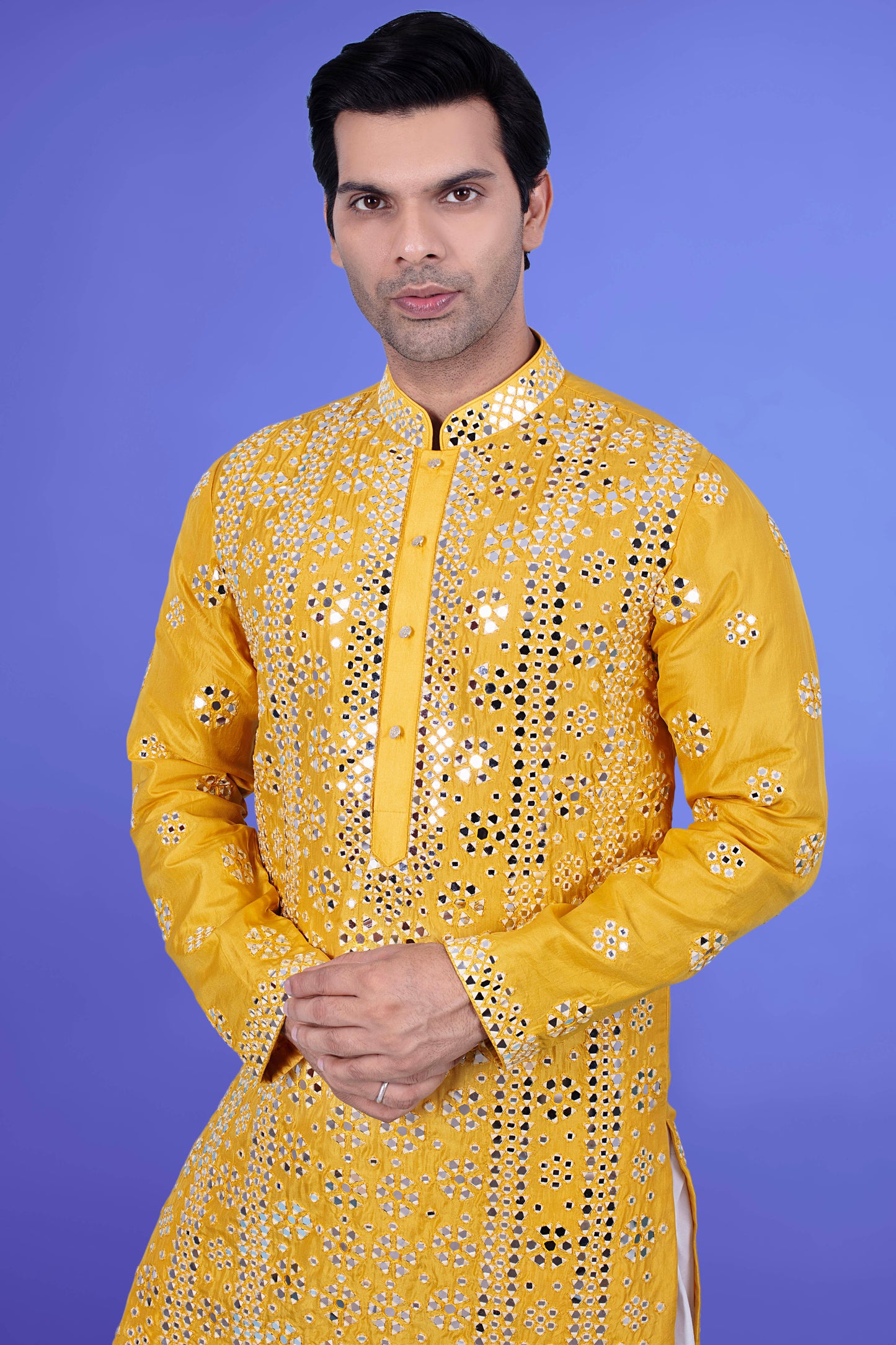 Mens Mirror work  Kurta Salwar J171-N214