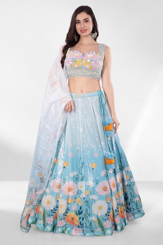 Party Wear Lehenga - I030088S
