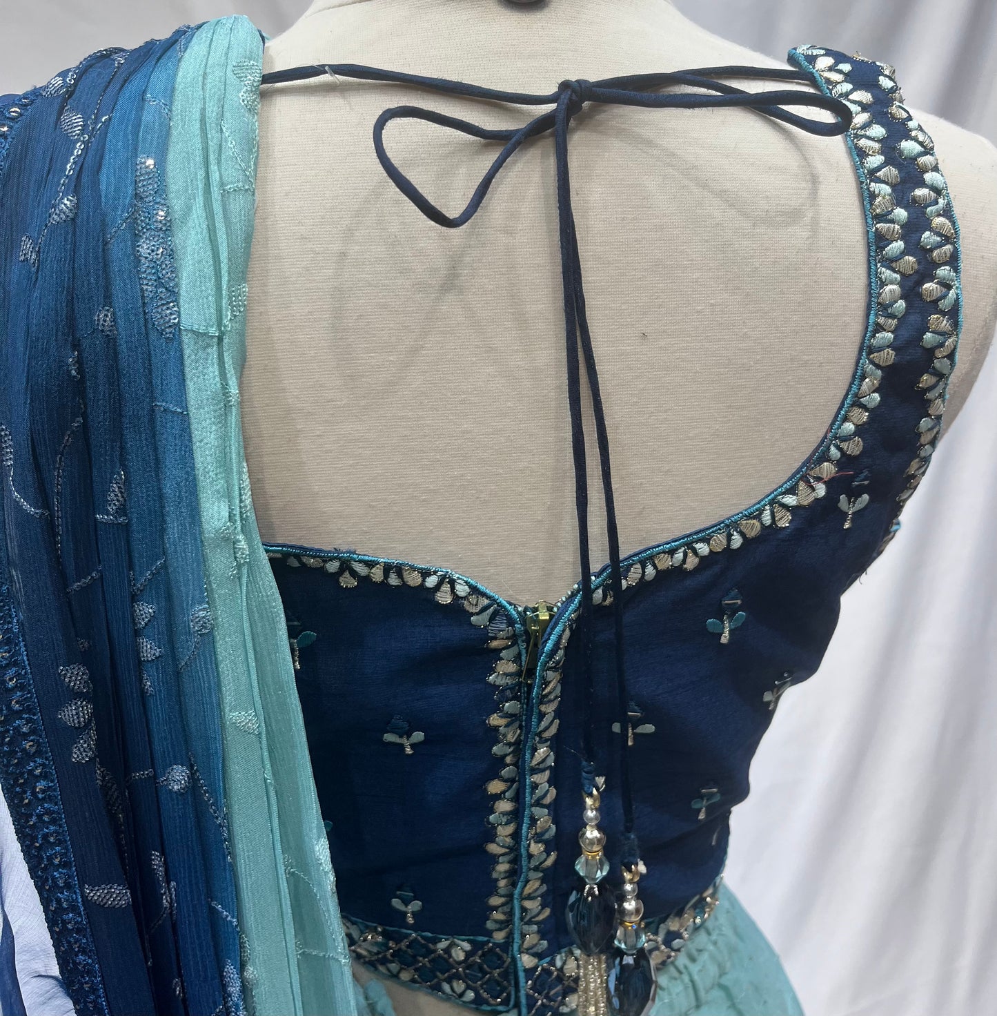 Pre-Stitched Saree W/ Readymade Blouse - D042