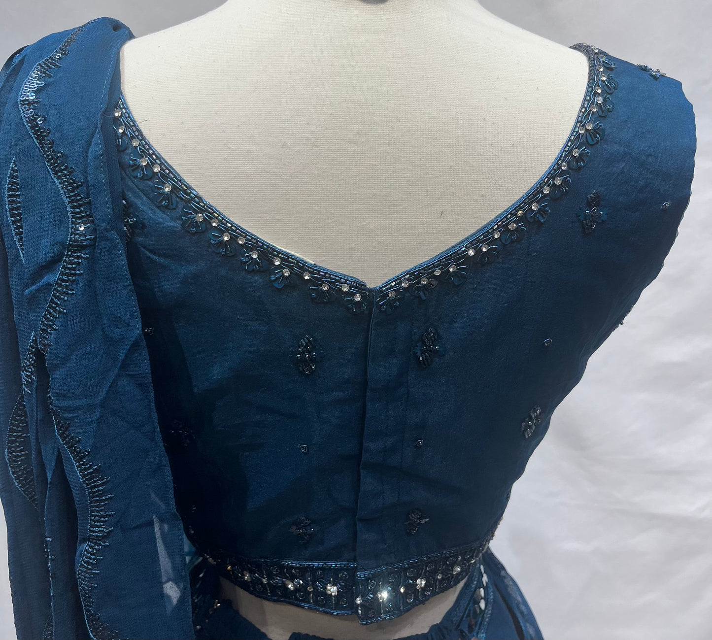 Pre-Stitched Saree W/ Readymade Blouse - D043