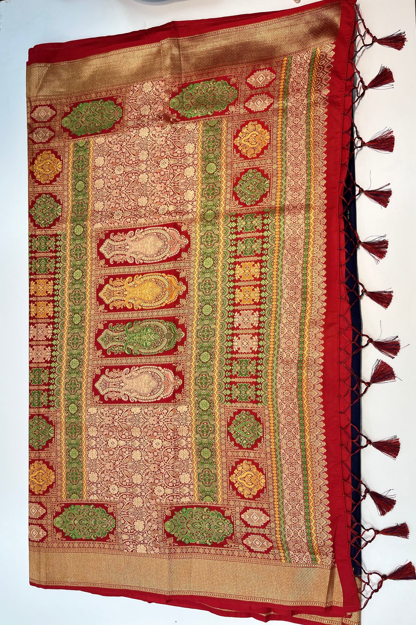 Blended Banarasi Saree-035