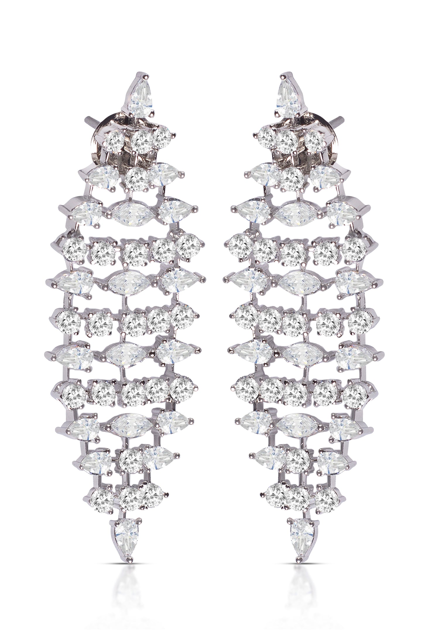 Zirconia Marquise Earrings