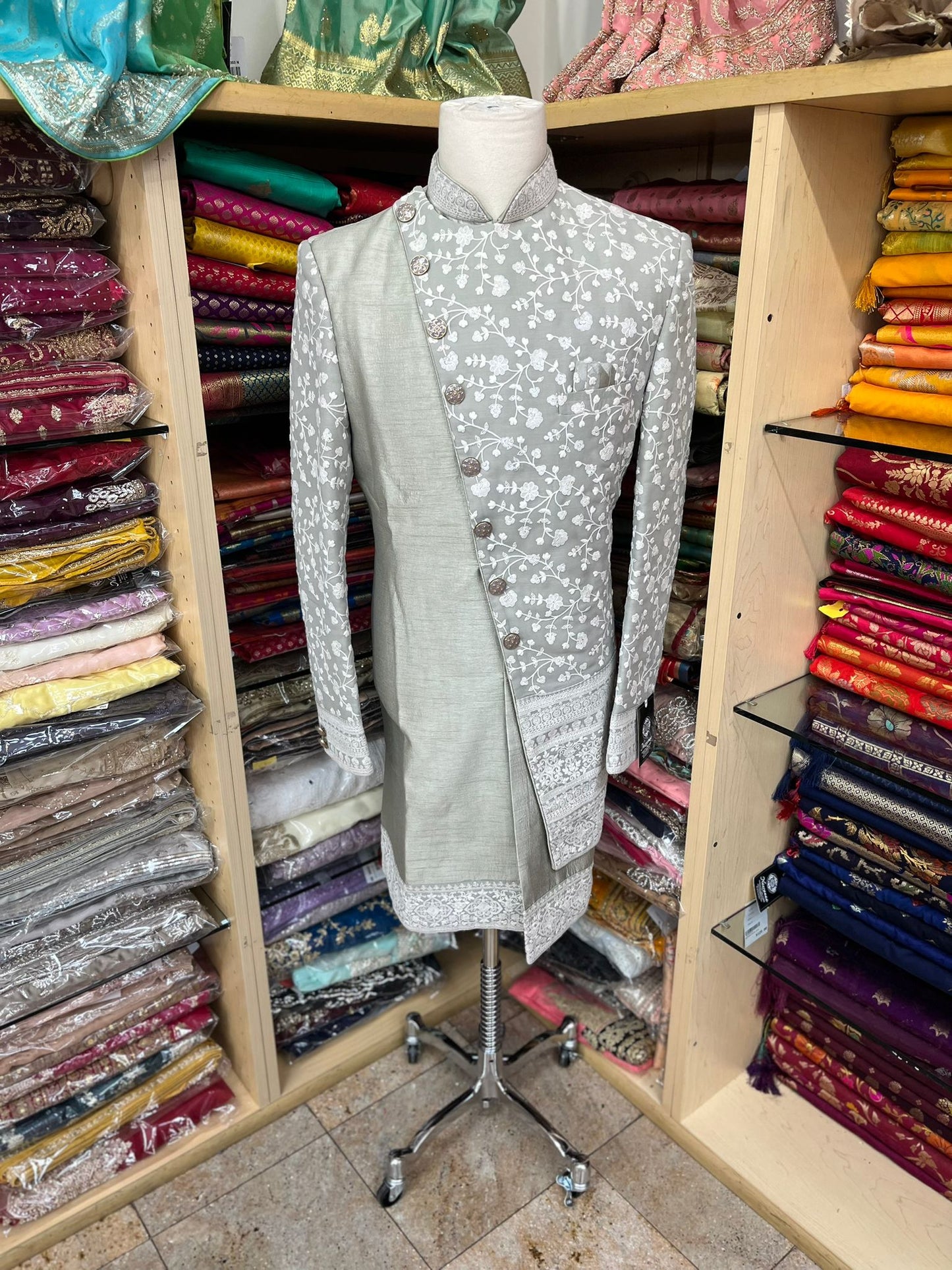 Mens Asymmetric Sherwani U2-S64