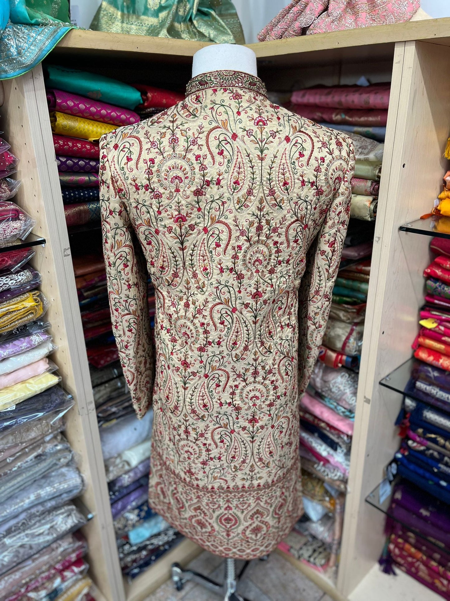 Mens Floral Sherwani S13-65