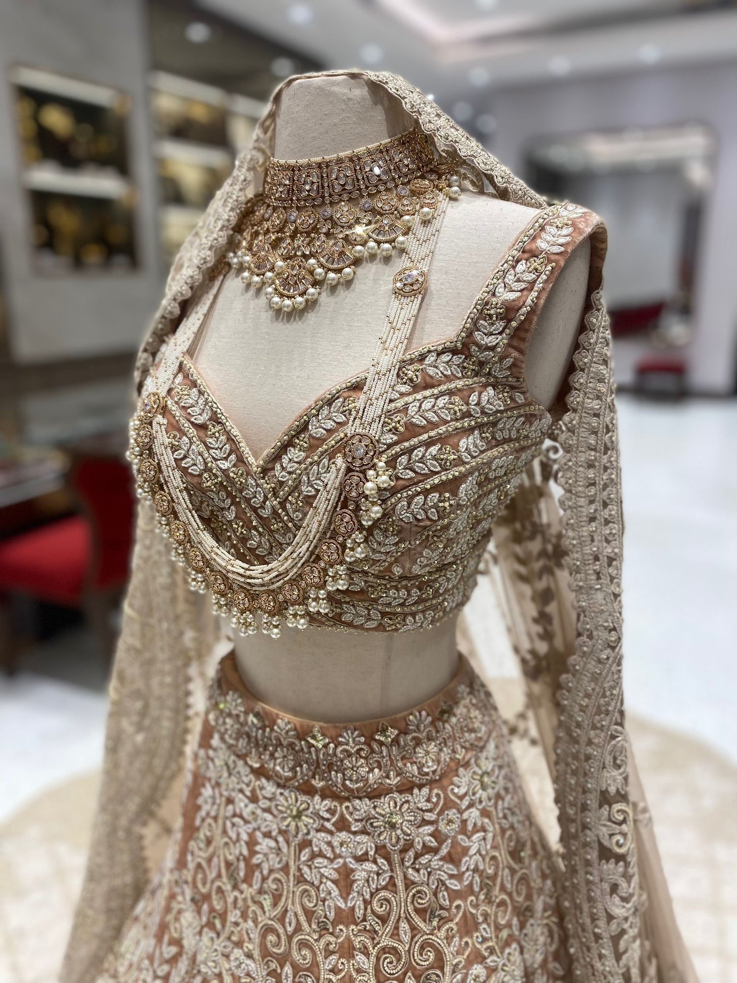 PeachPuff Bridal Lehenga BL-021
