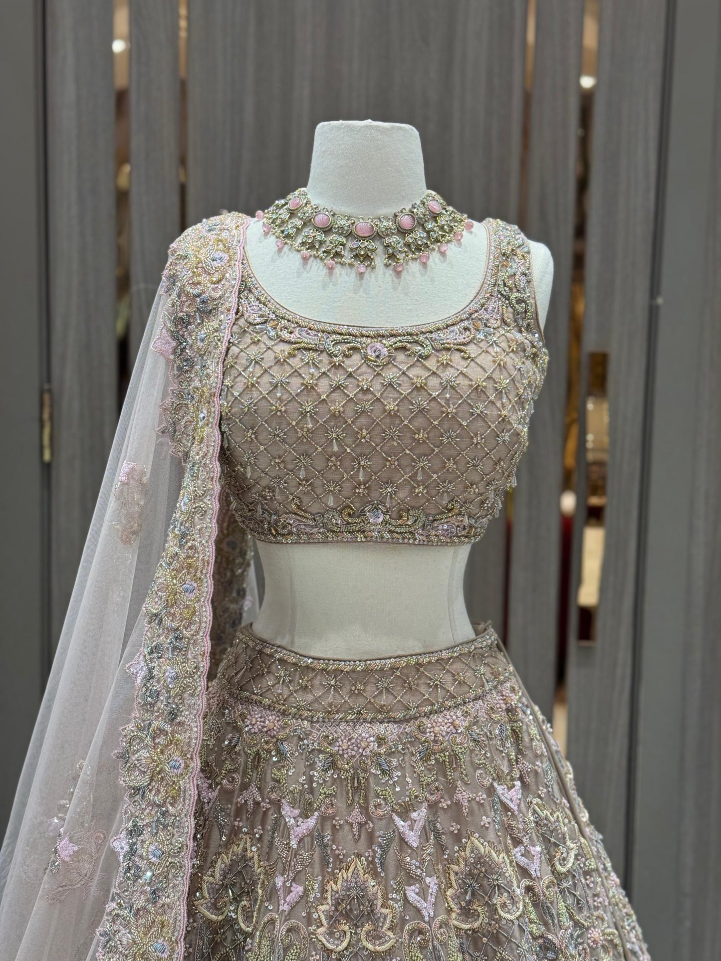 Silver Bridal Lehenga BL-053