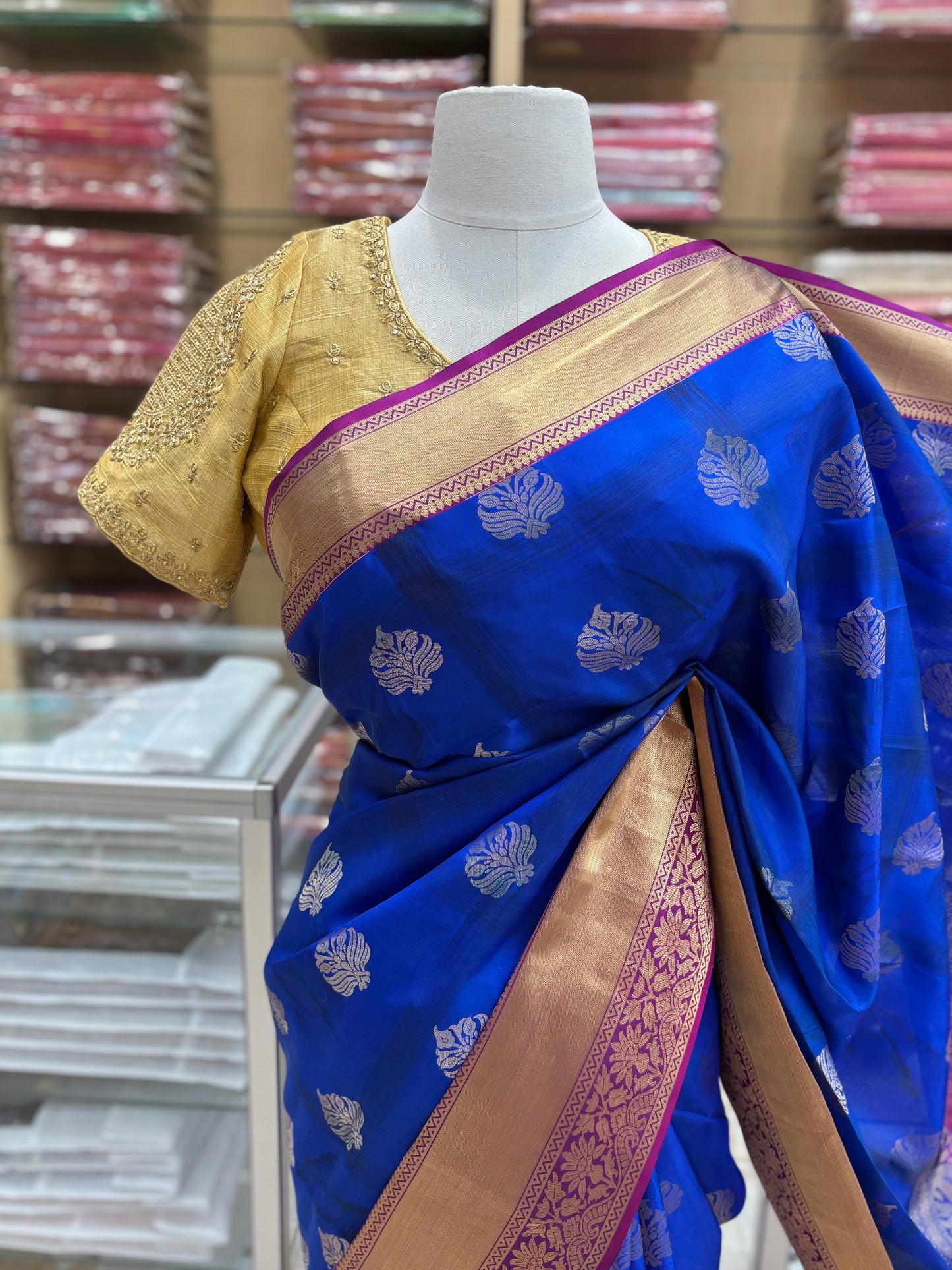 Blended Banarasi Saree-034