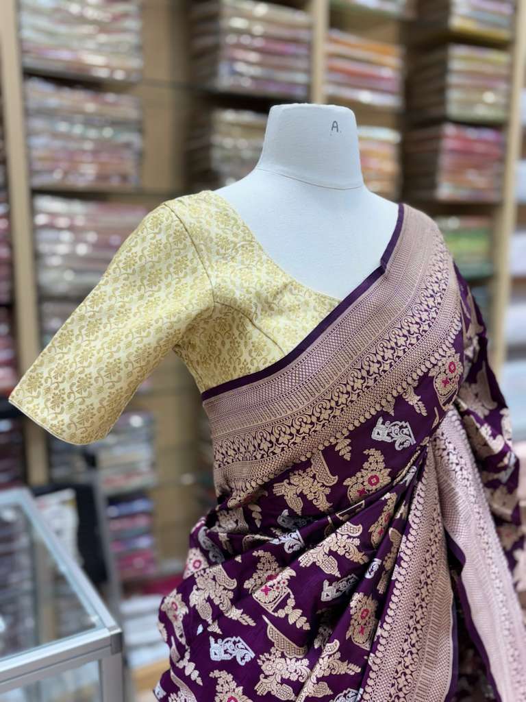 Pure Banarasi Silk Saree NB-043