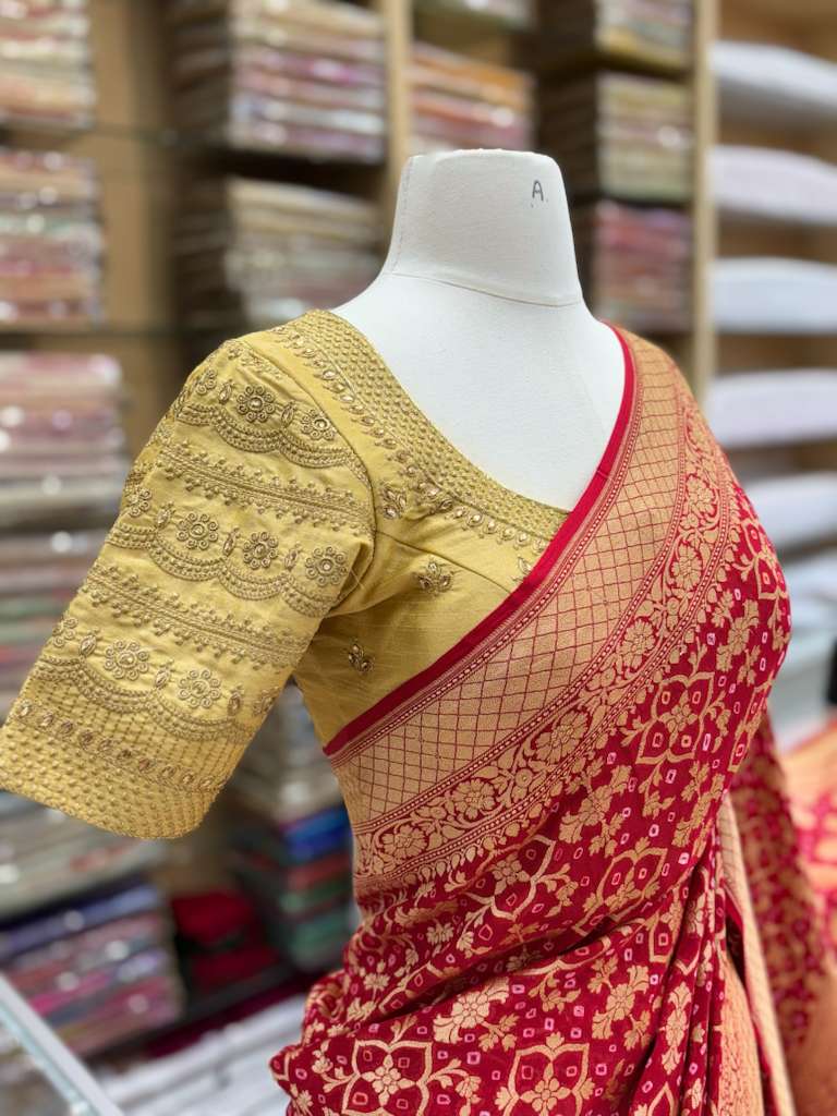 Pure Silk Bandini Georgette Saree NB-046