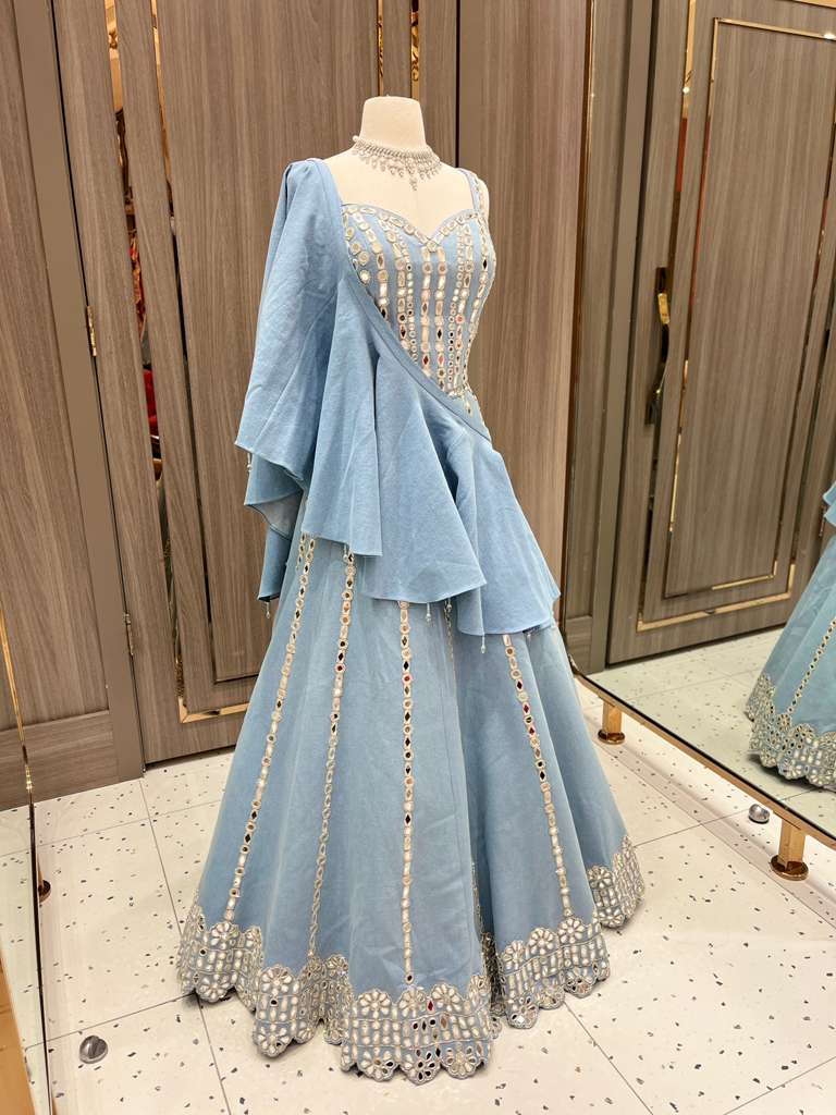 Bridal Denim Lehenga BL-12