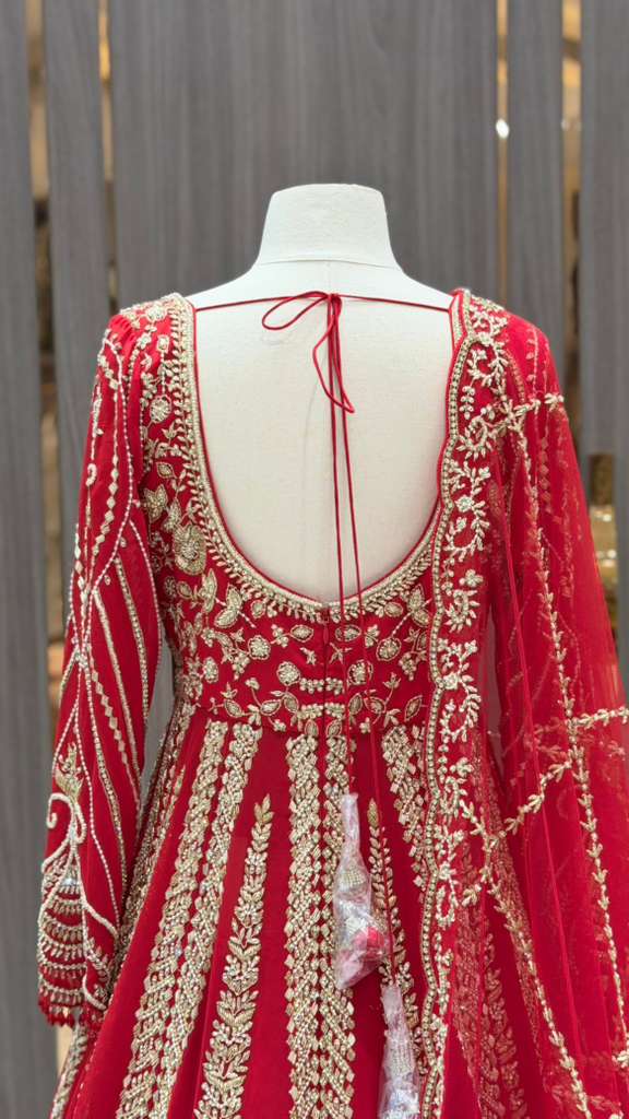 Red Bridal Lacha BL-023