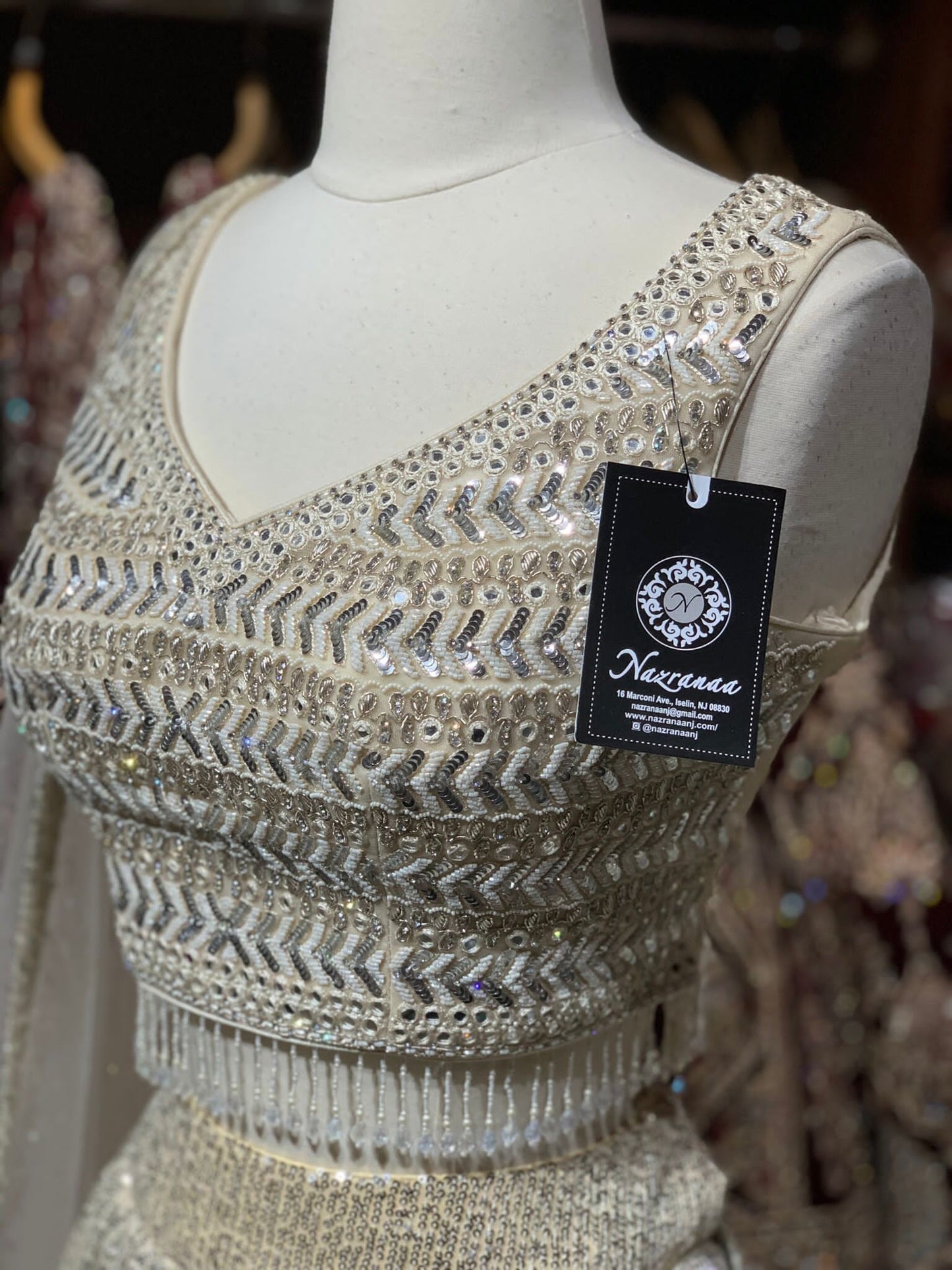 Ivory White New Era Party Wear Collection PWL-539