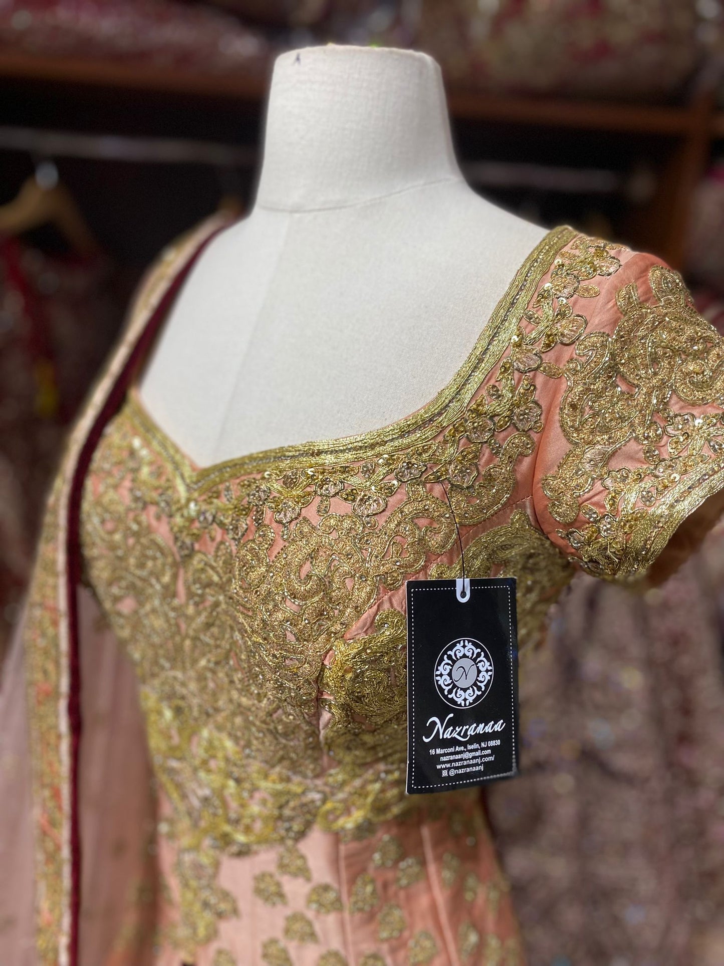 Coral Peach Empress Lacha Collection- 022