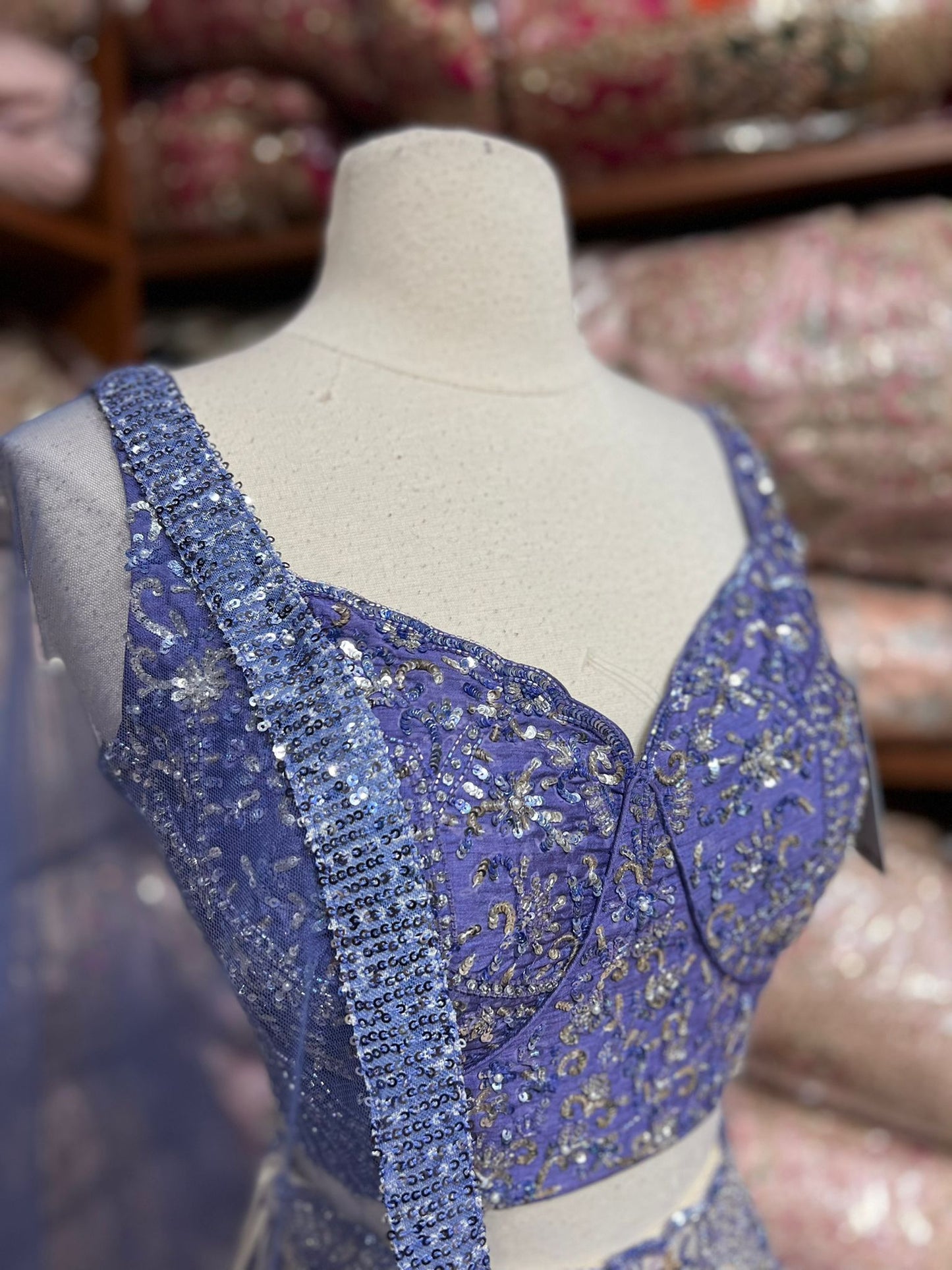 Sapphire Blue New Era Party Wear Collection PWL-614