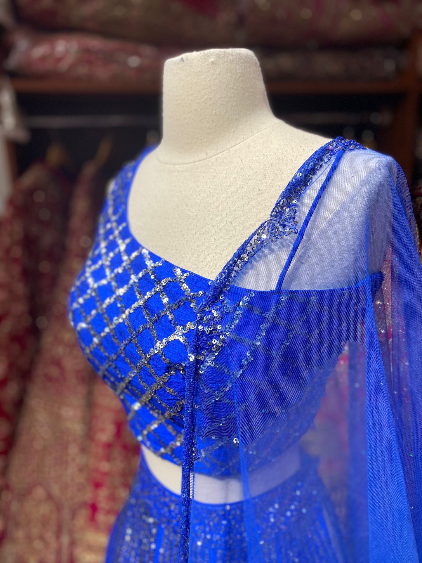 Dark Blue New Era Party Wear Collection PWL-462