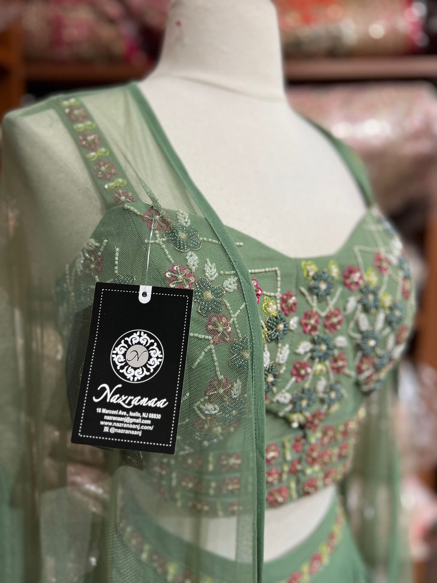 Viridian Green Party Wear Suit Collection PWS-186