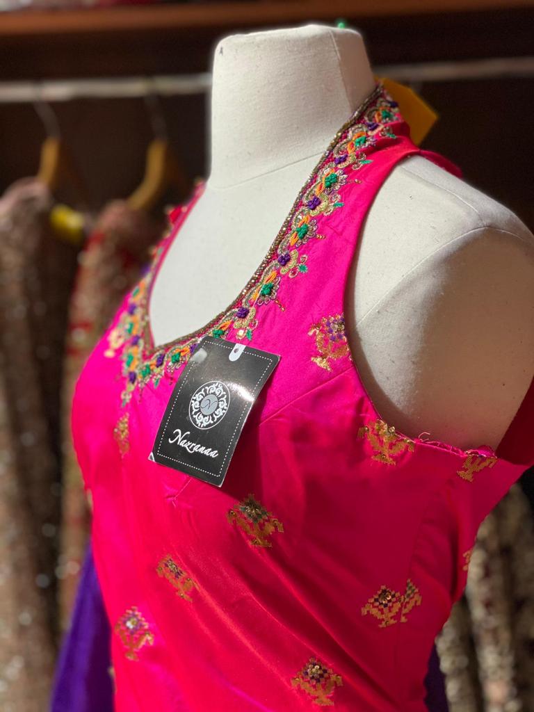 Hot Pink Party Wear Suit Collection PWS-026