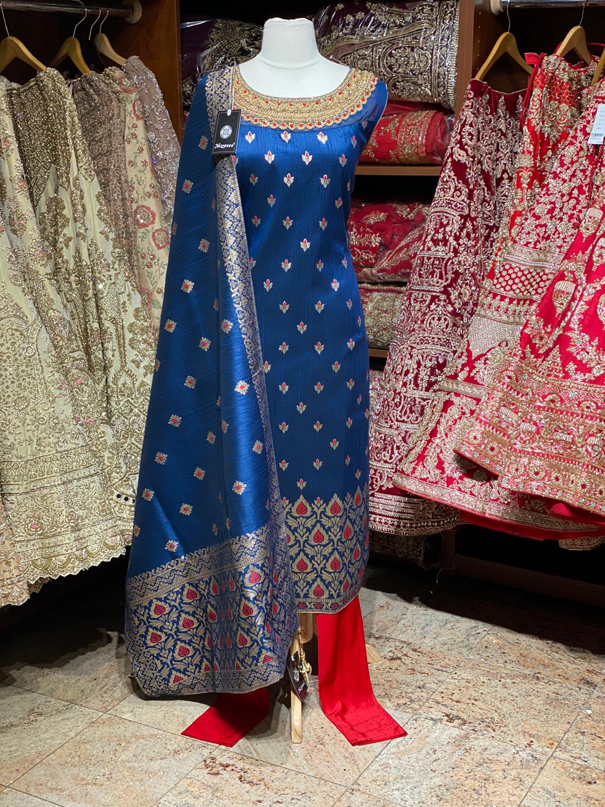 Regal Blue XXL Party Wear Suit PWS-006