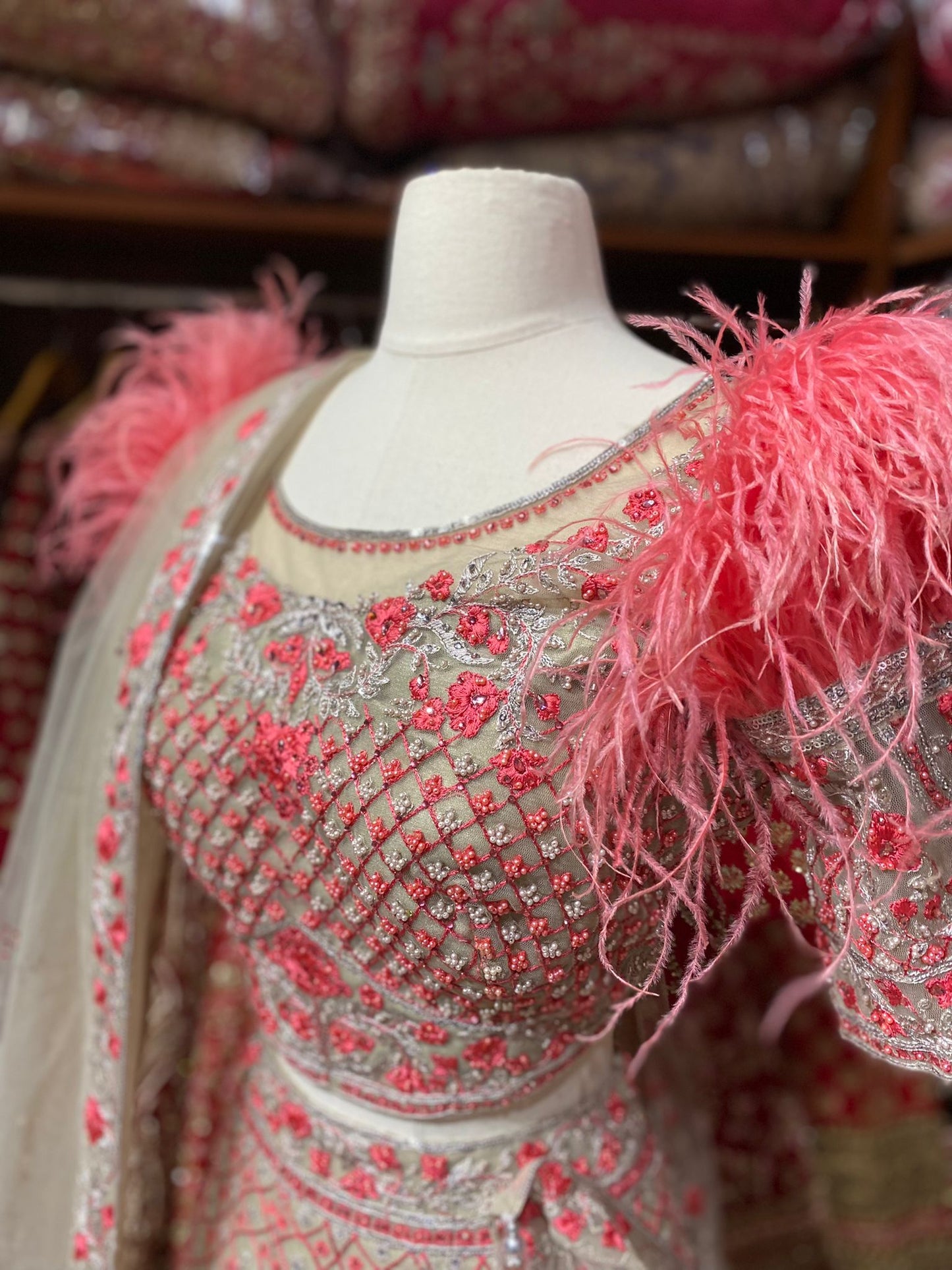 Red and Brown New Era Party Wear Collection PWL-478