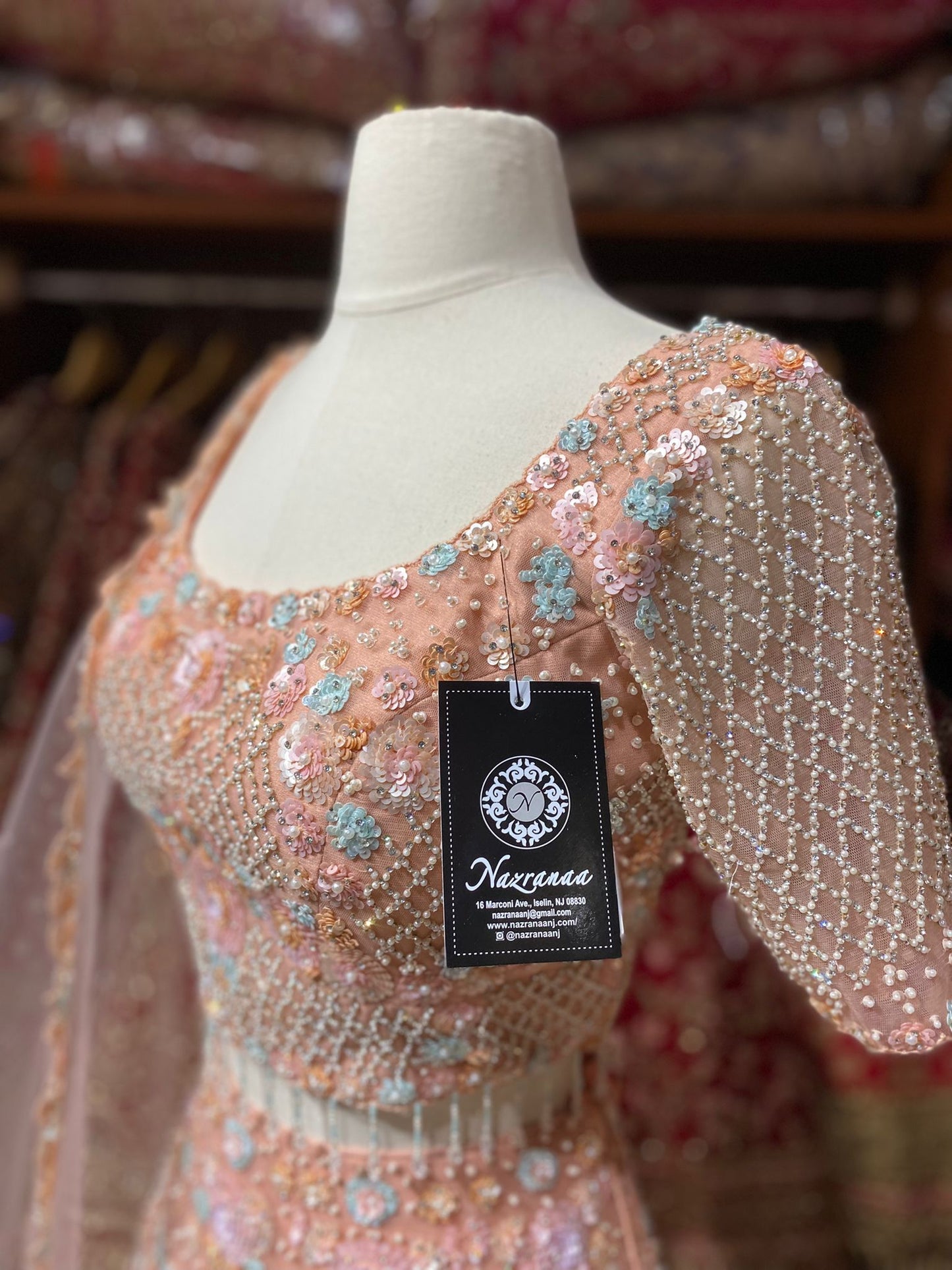 Marvelous Peach New Era Party Wear Collection PWL-480