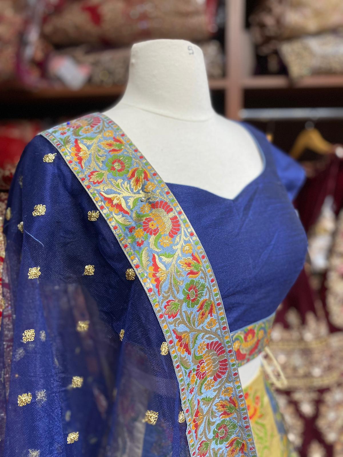 Blue Banarsi New Era Party Wear Collection PWL-419