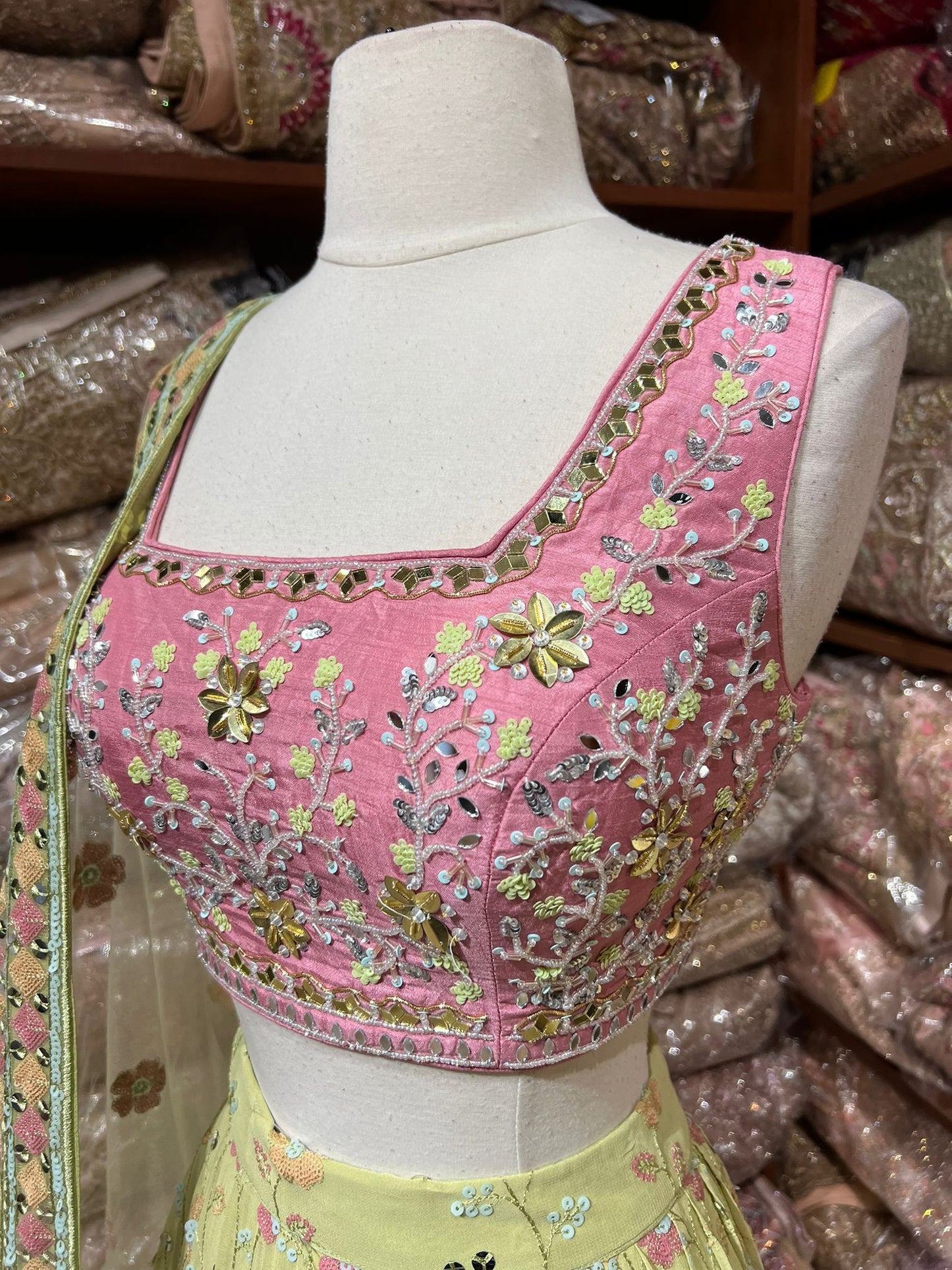 Tea Green New Era Party Wear Collection PWL-600