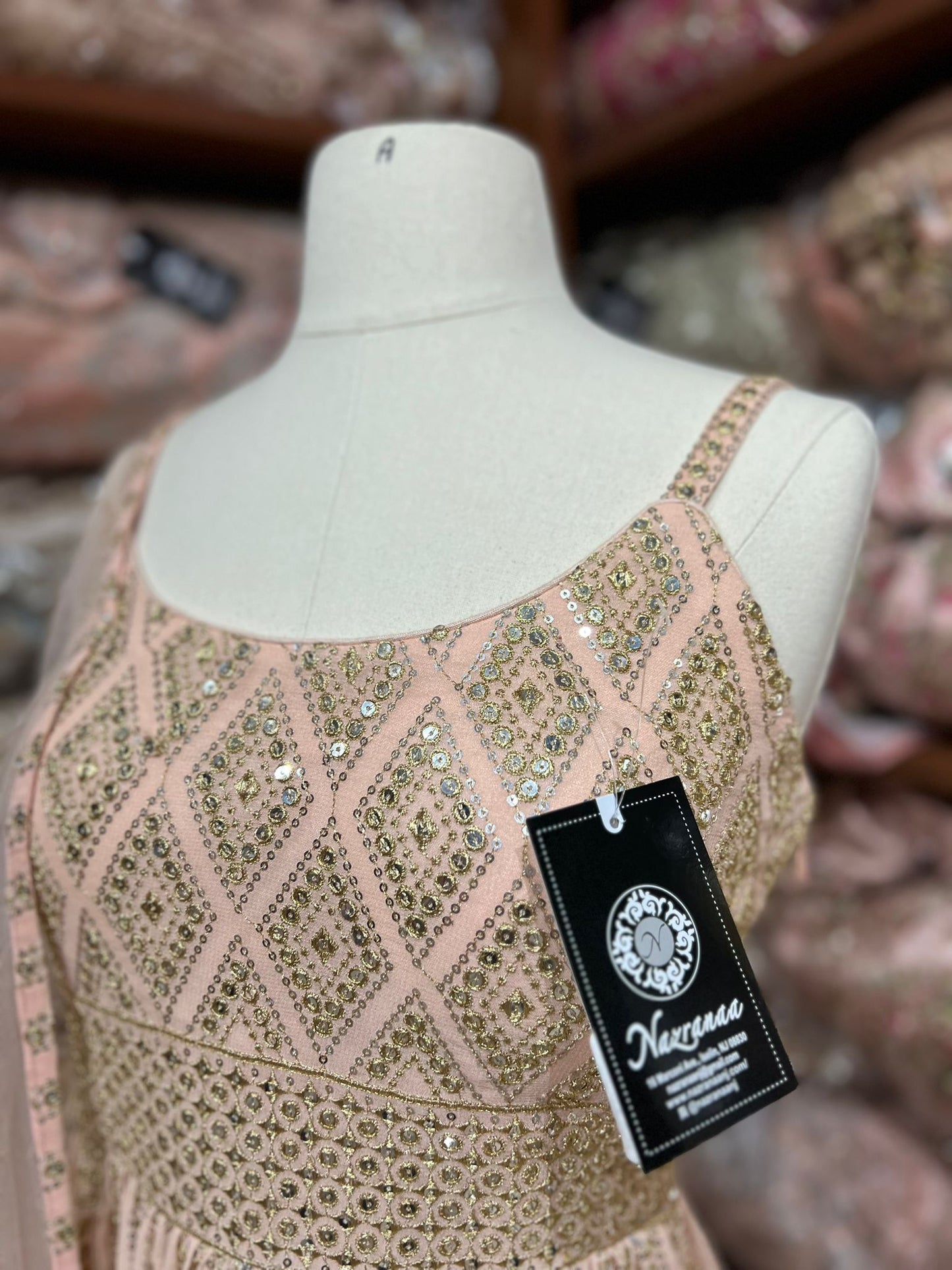 Pastel Pink Party Wear Suit Collection PWS-194