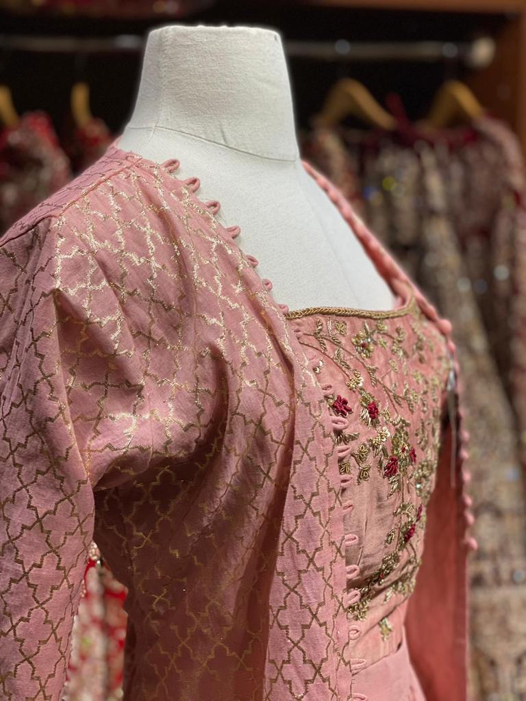 Dusky Rose Party Wear Suit Collection PWS-053